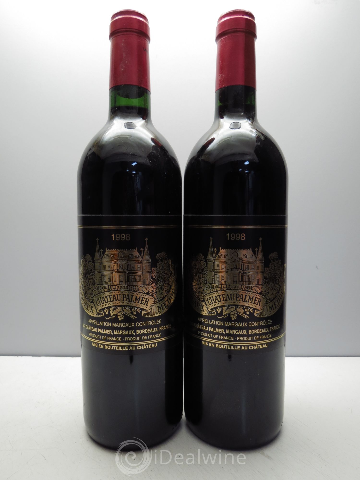 Château Palmer 3ème Grand Cru Classé 1998 - Lot de 12 bouteilles - 6