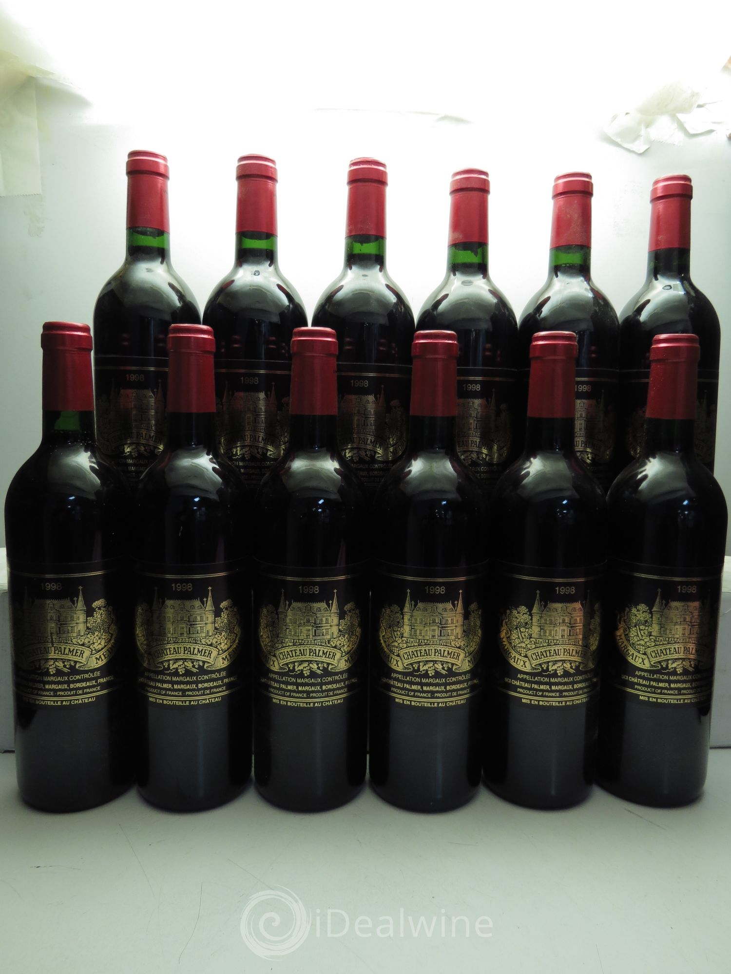 Château Palmer 3ème Grand Cru Classé 1998 - Lot de 12 bouteilles - 0