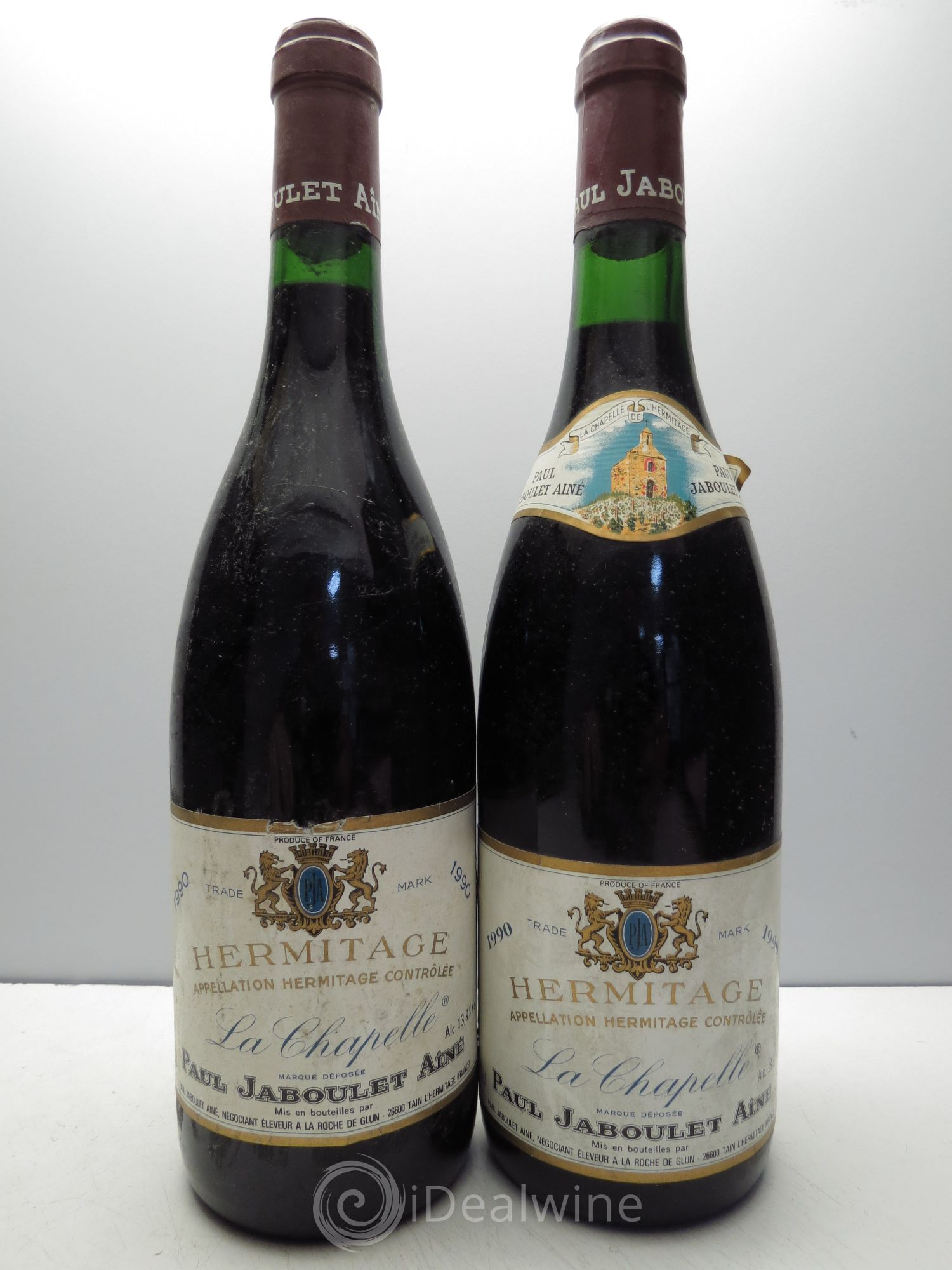 Hermitage La Chapelle Paul Jaboulet Ainé 1990 - Lot de 2 bouteilles - 0