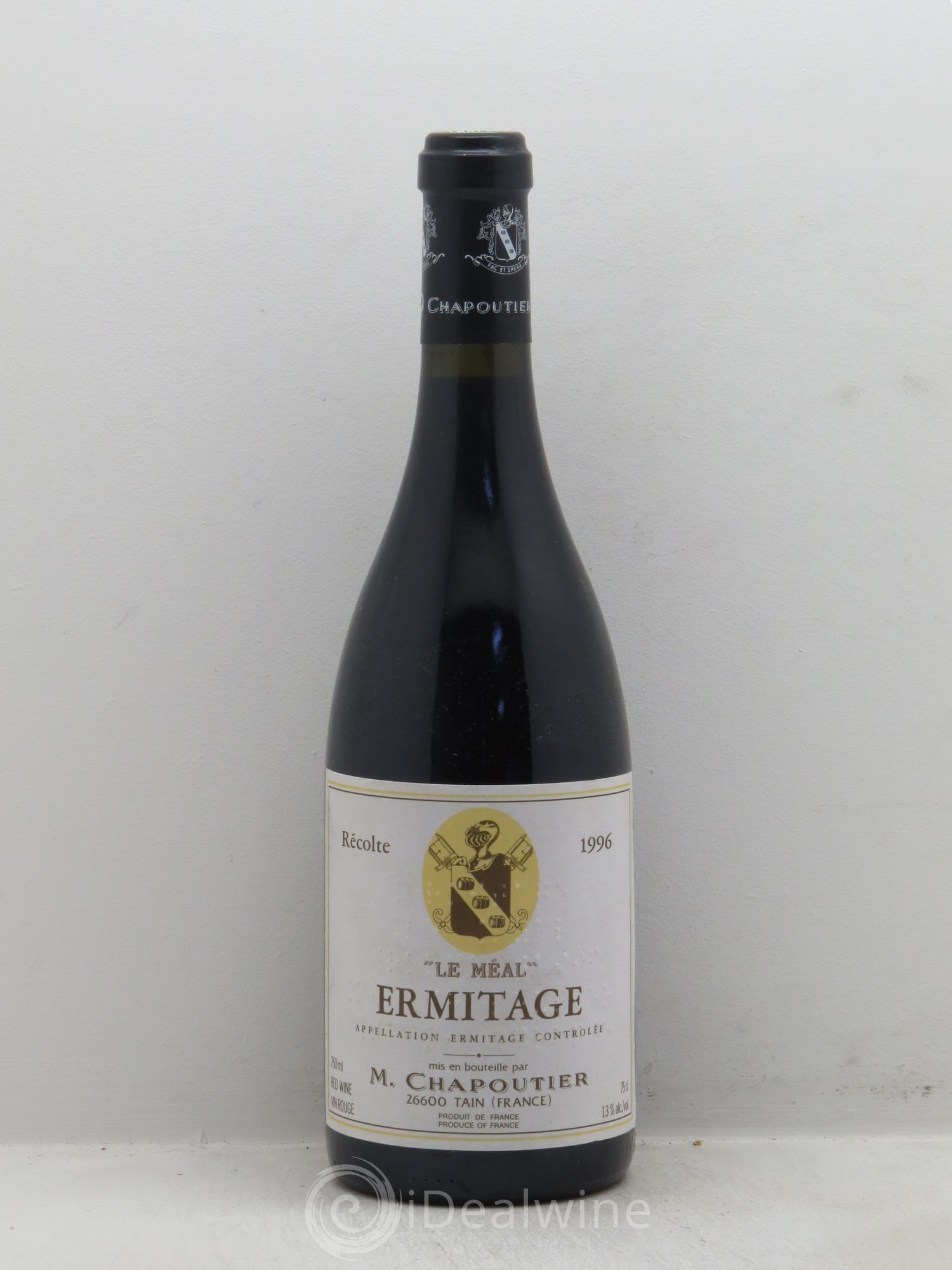 Hermitage Ermitage Le Méal Chapoutier 1996 - Lot de 1 bouteille - 0