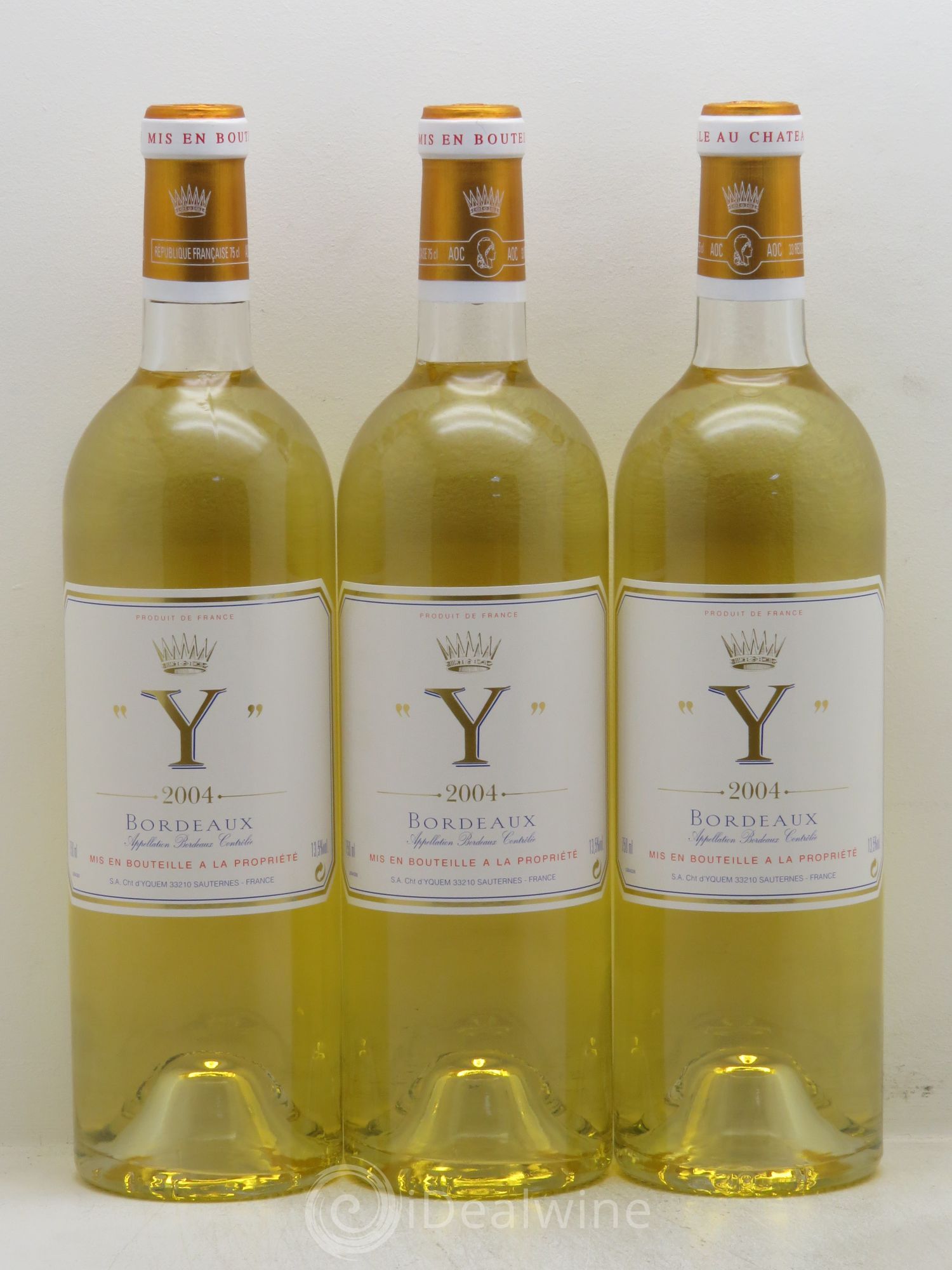 Y de Yquem 2004 - Lot de 3 bouteilles - 0
