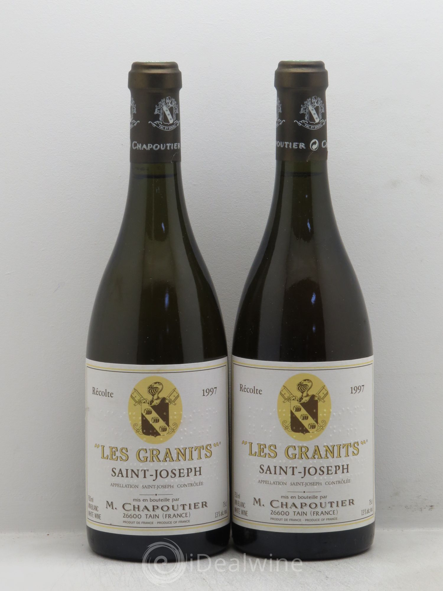 Saint-Joseph Les Granits Chapoutier 1997 - Lot de 2 bouteilles - 0