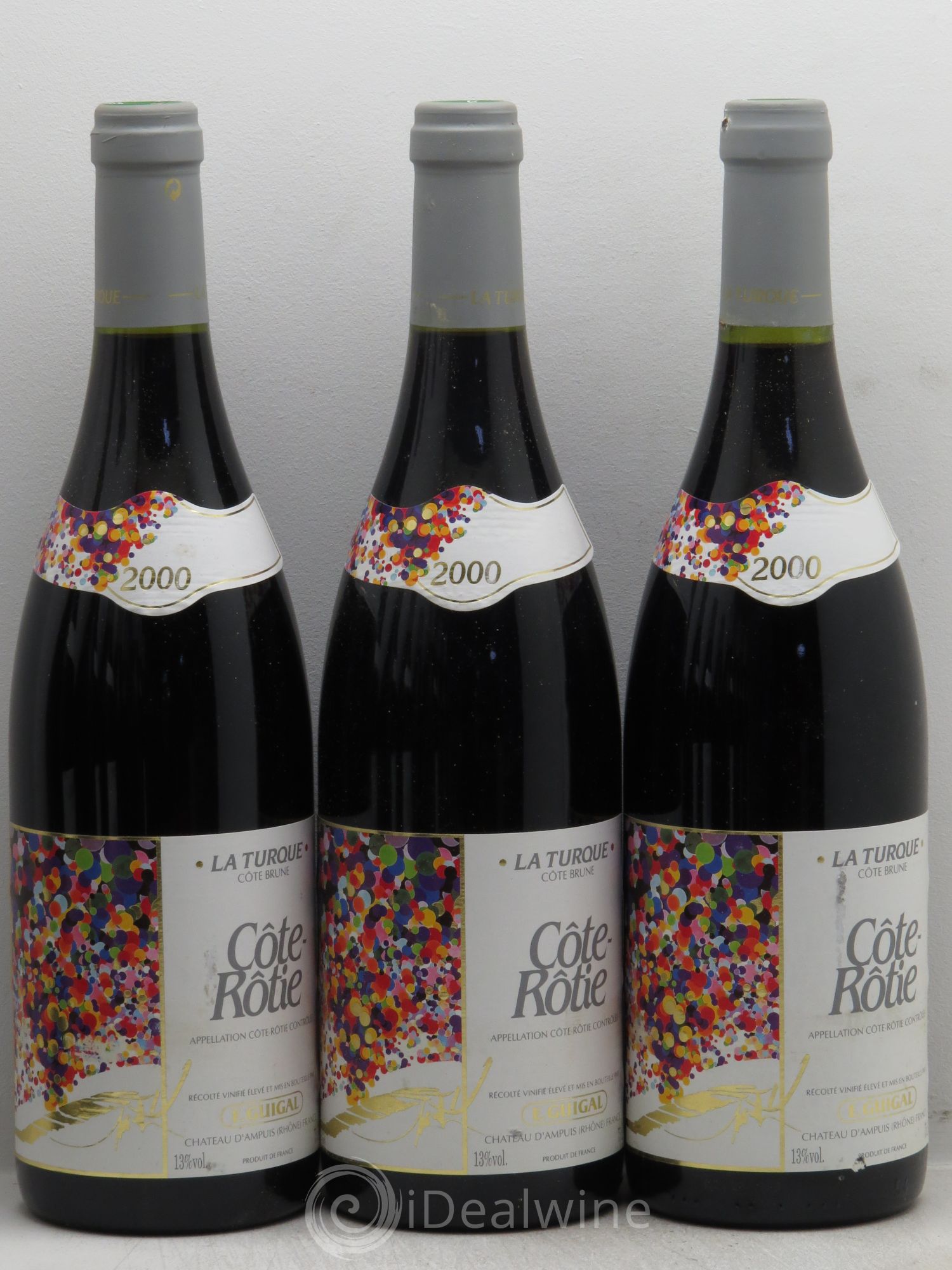 Côte-Rôtie La Turque Guigal 2000 - Lot de 12 bouteilles - 1