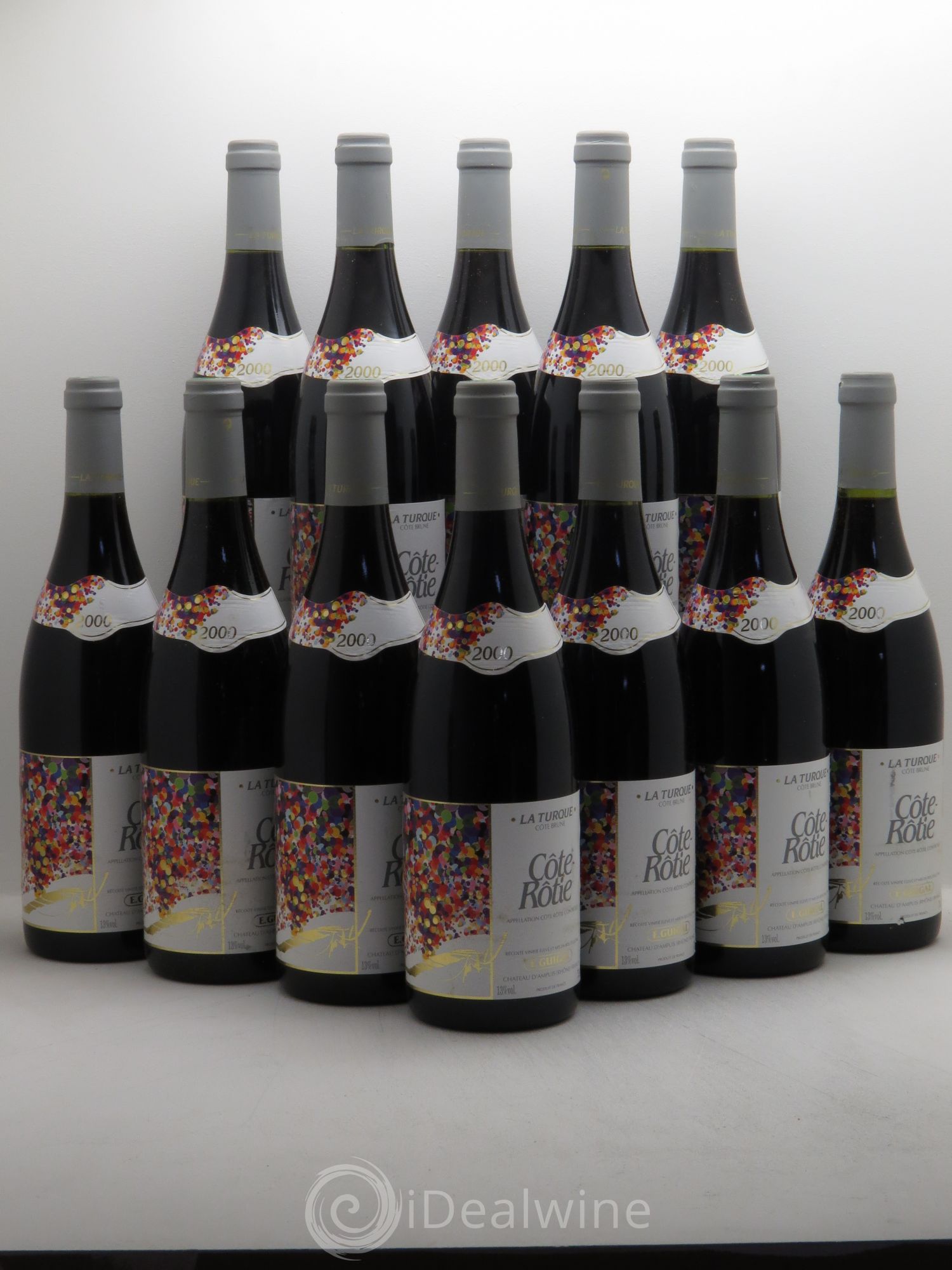 Côte-Rôtie La Turque Guigal 2000 - Lot de 12 bouteilles - 0