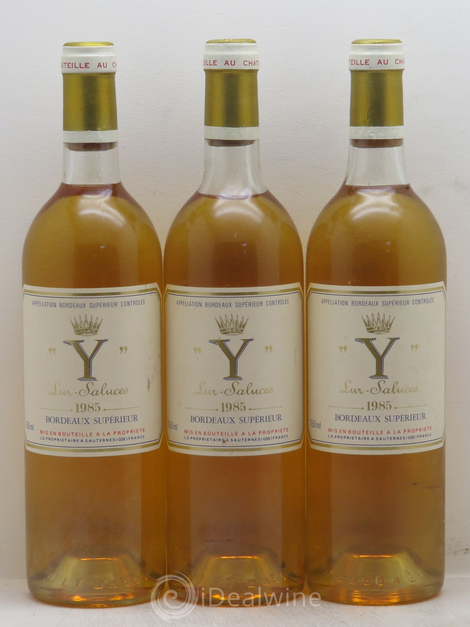 Y de Yquem 1985 - Lot de 3 bouteilles - 0