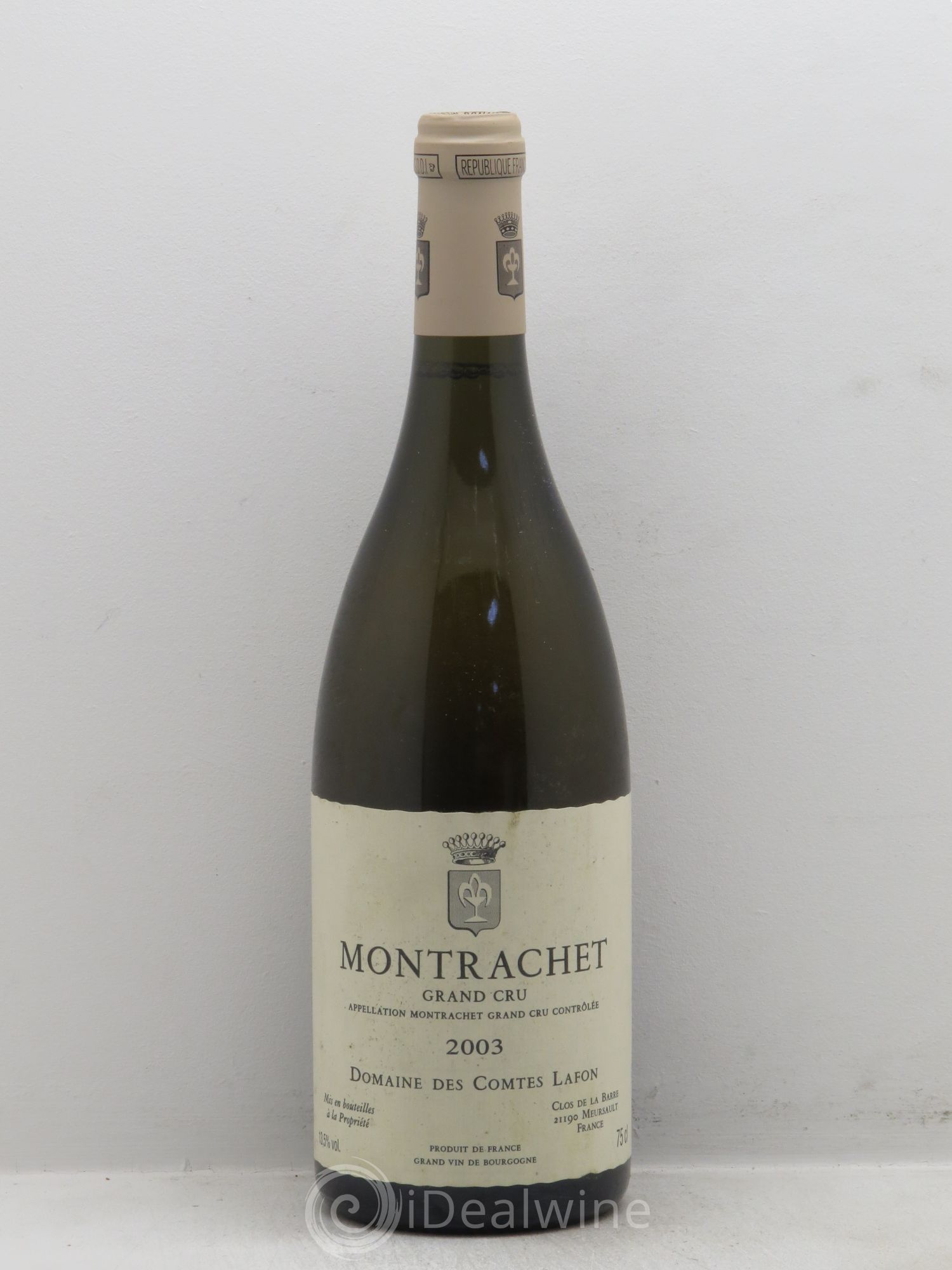 Montrachet Grand Cru Comtes Lafon (Domaine des) 2003 - Lot de 1 bouteille - 0