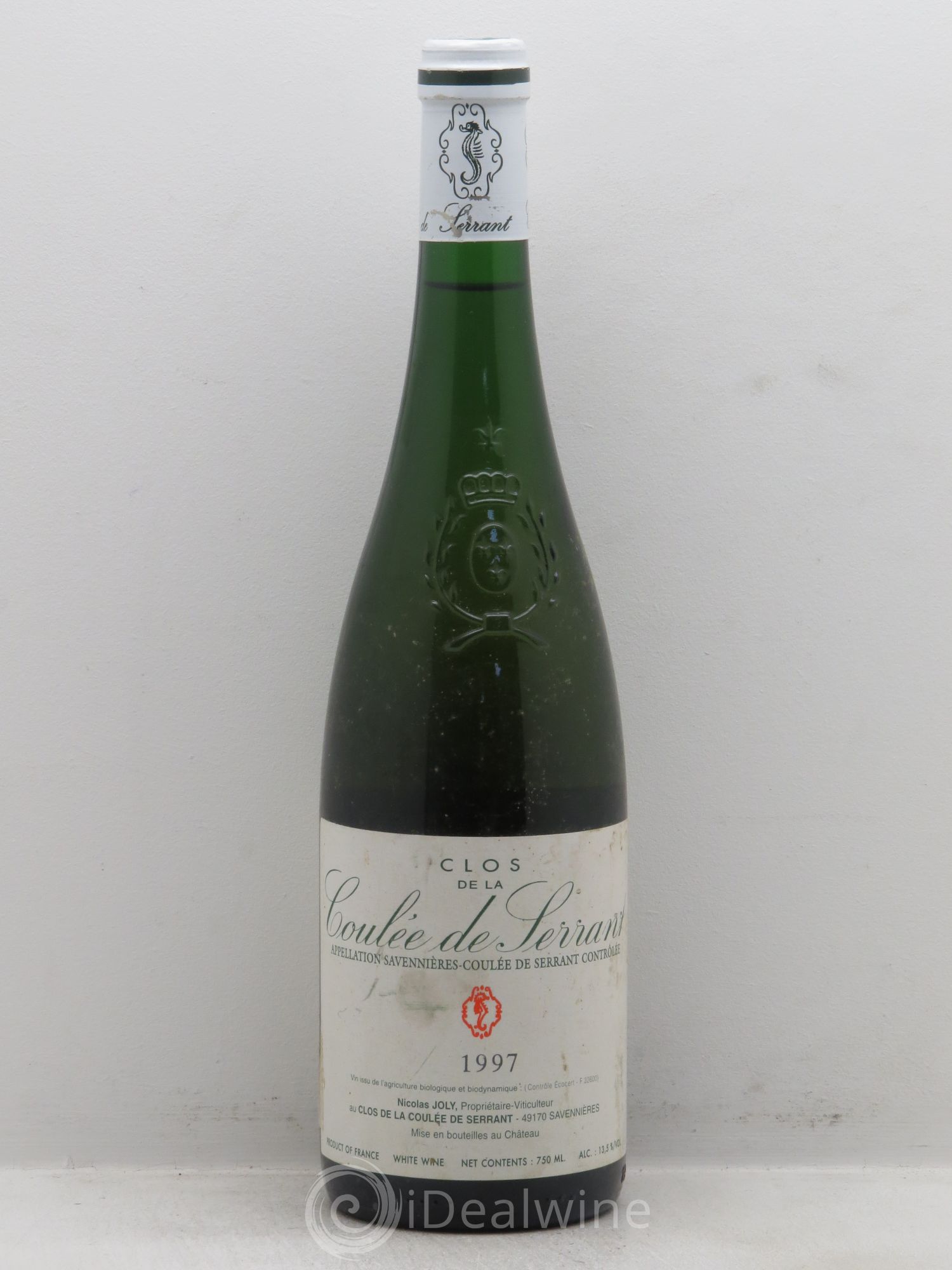 Savennières Clos de la Coulée de Serrant Vignobles de la Coulée de Serrant - Nicolas Joly 1997 - Lot de 1 bouteille - 0