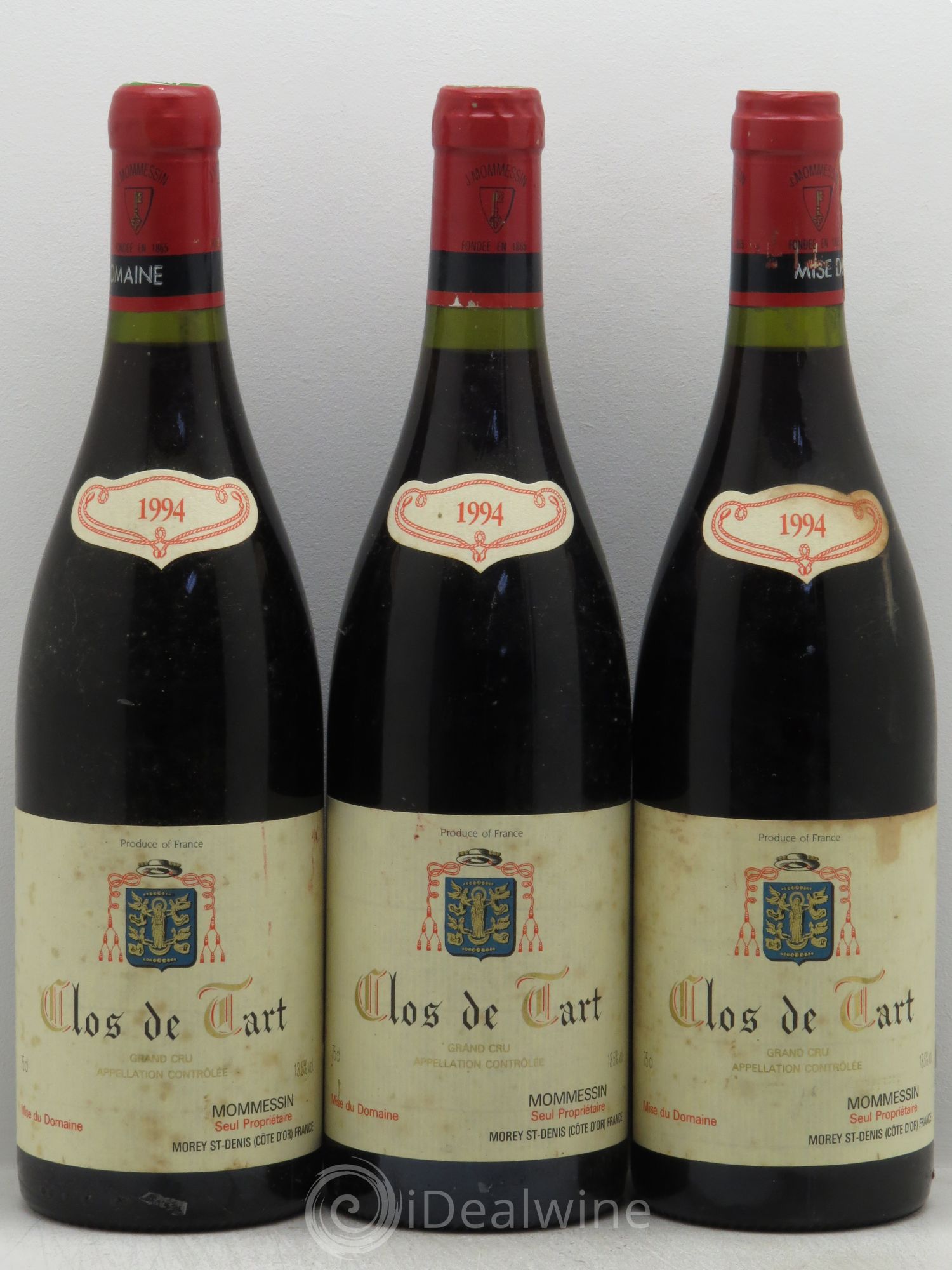 Clos de Tart Grand Cru Clos de Tart 1994 - Lot de 3 bouteilles - 0