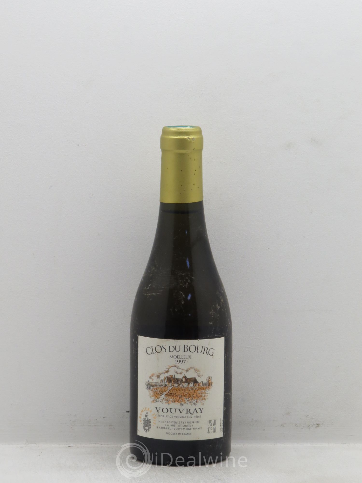 Vouvray Clos du Bourg Moelleux 1ère trie Domaine Huet 1997 - Lotto di 1 mezza bottiglia - 0
