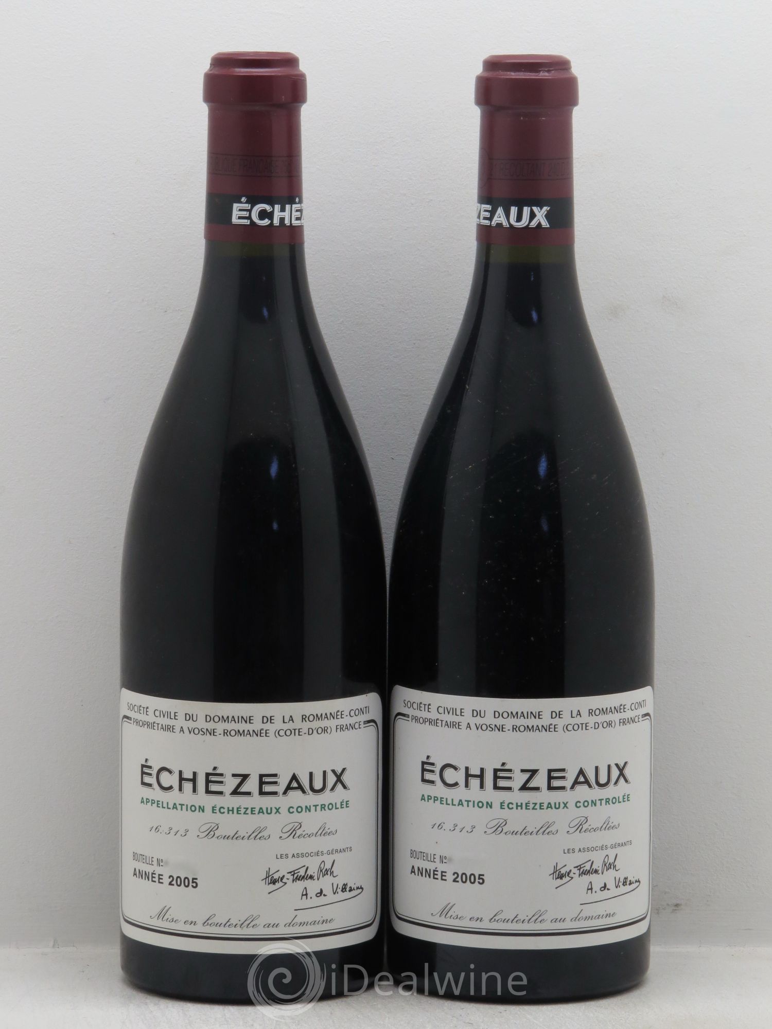 Echezeaux Grand Cru Domaine de la Romanée-Conti 2005 - Lot de 2 bouteilles - 0