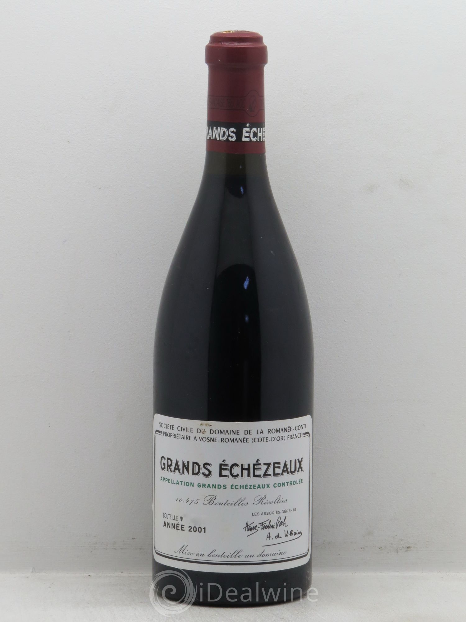 Grands-Echezeaux Grand Cru Domaine de la Romanée-Conti 2001 - Lot de 1 bouteille - 0