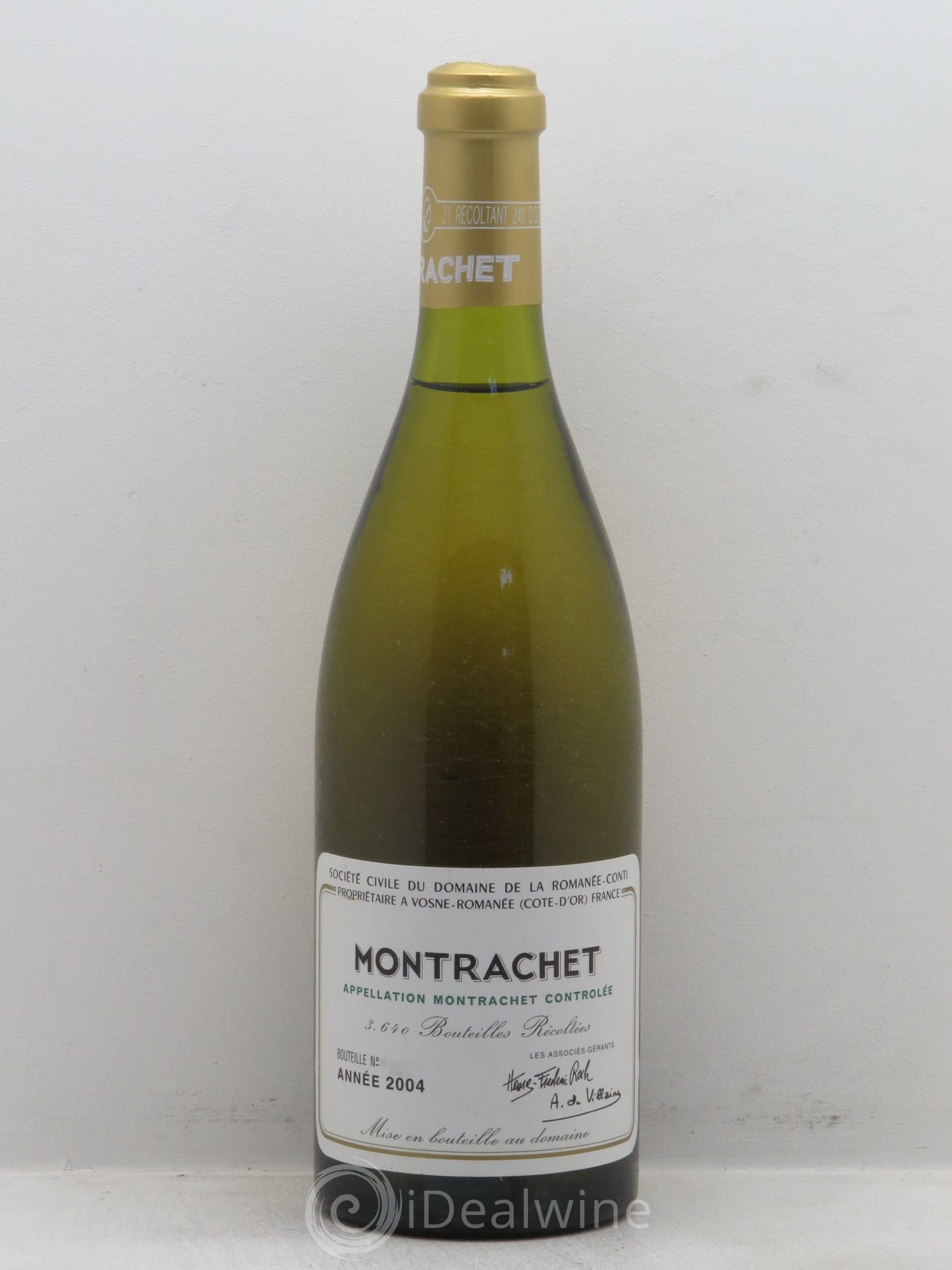 Montrachet Grand Cru Domaine de la Romanée-Conti 2004 - Posten von 1 Flasche - 0
