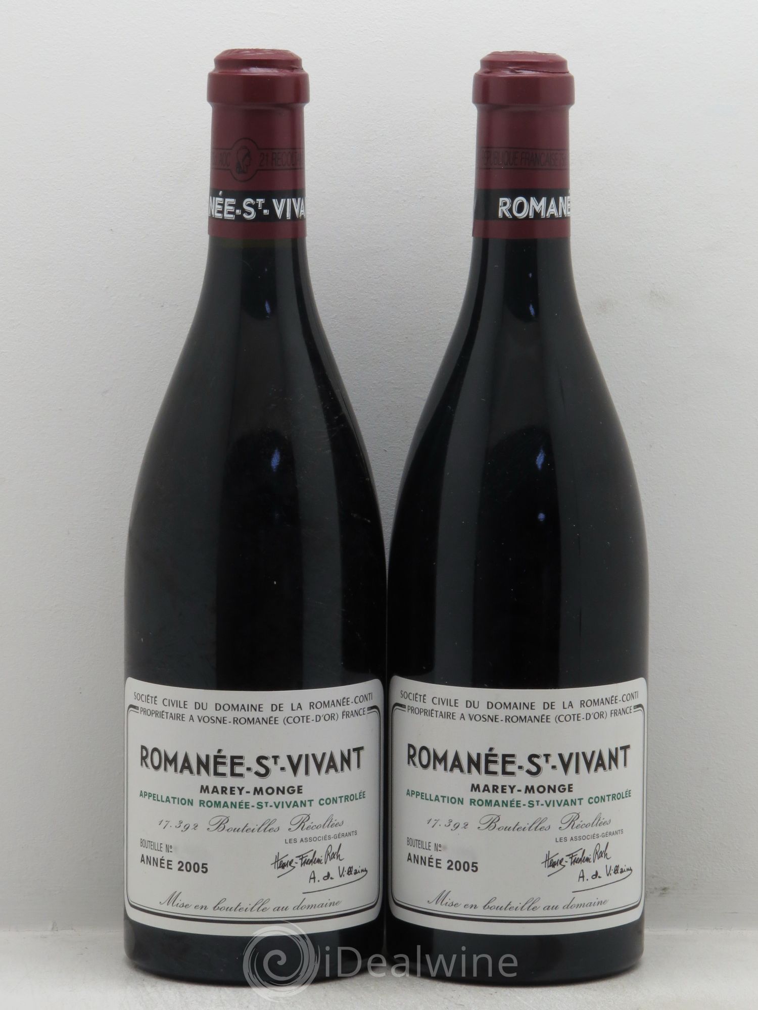 Romanée-Saint-Vivant Grand Cru Domaine de la Romanée-Conti 2005 - Lot de 2 bouteilles - 0