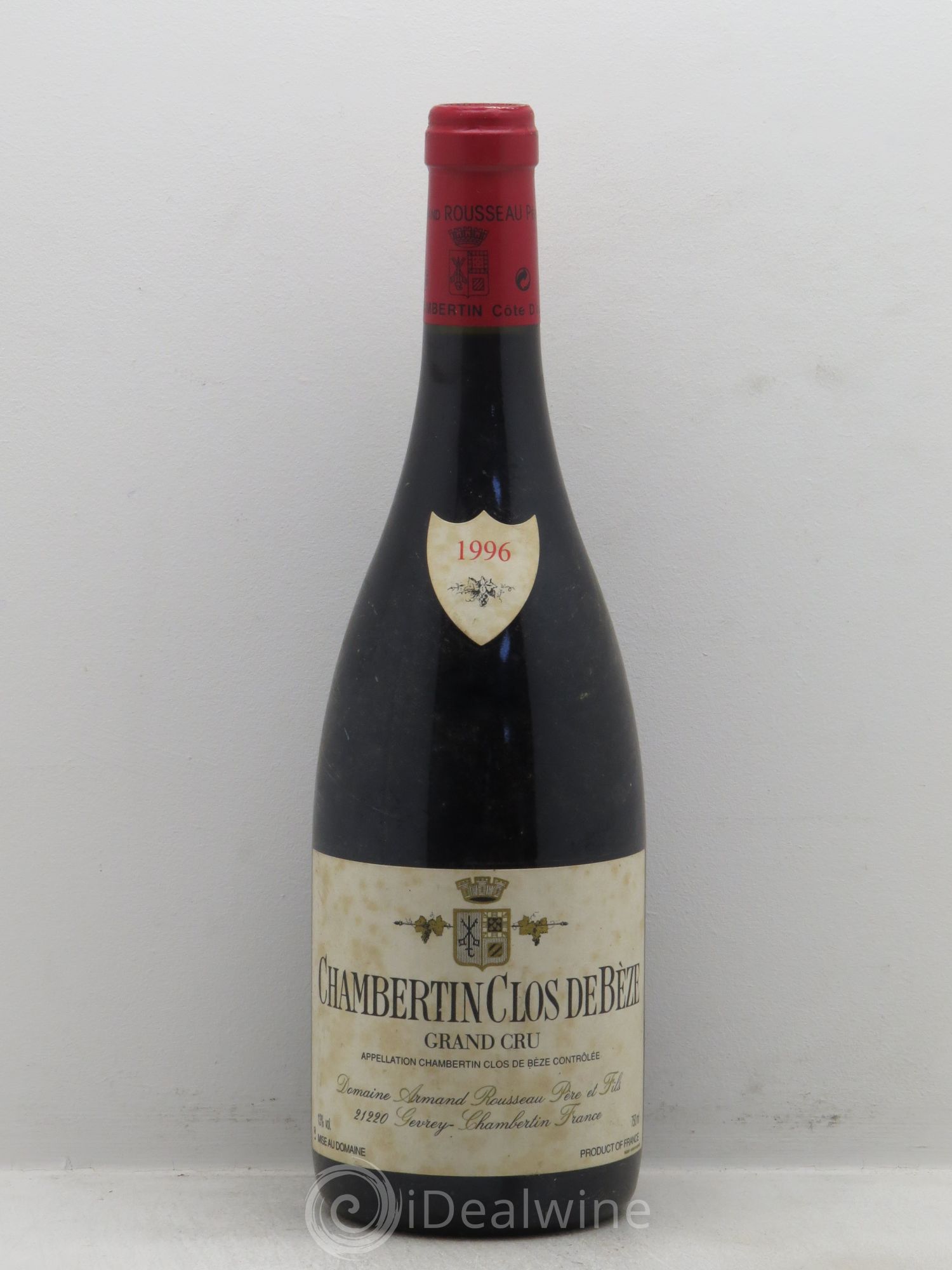 Chambertin Clos de Bèze Grand Cru Armand Rousseau (Domaine) 1996 - Lot de 1 bouteille - 0