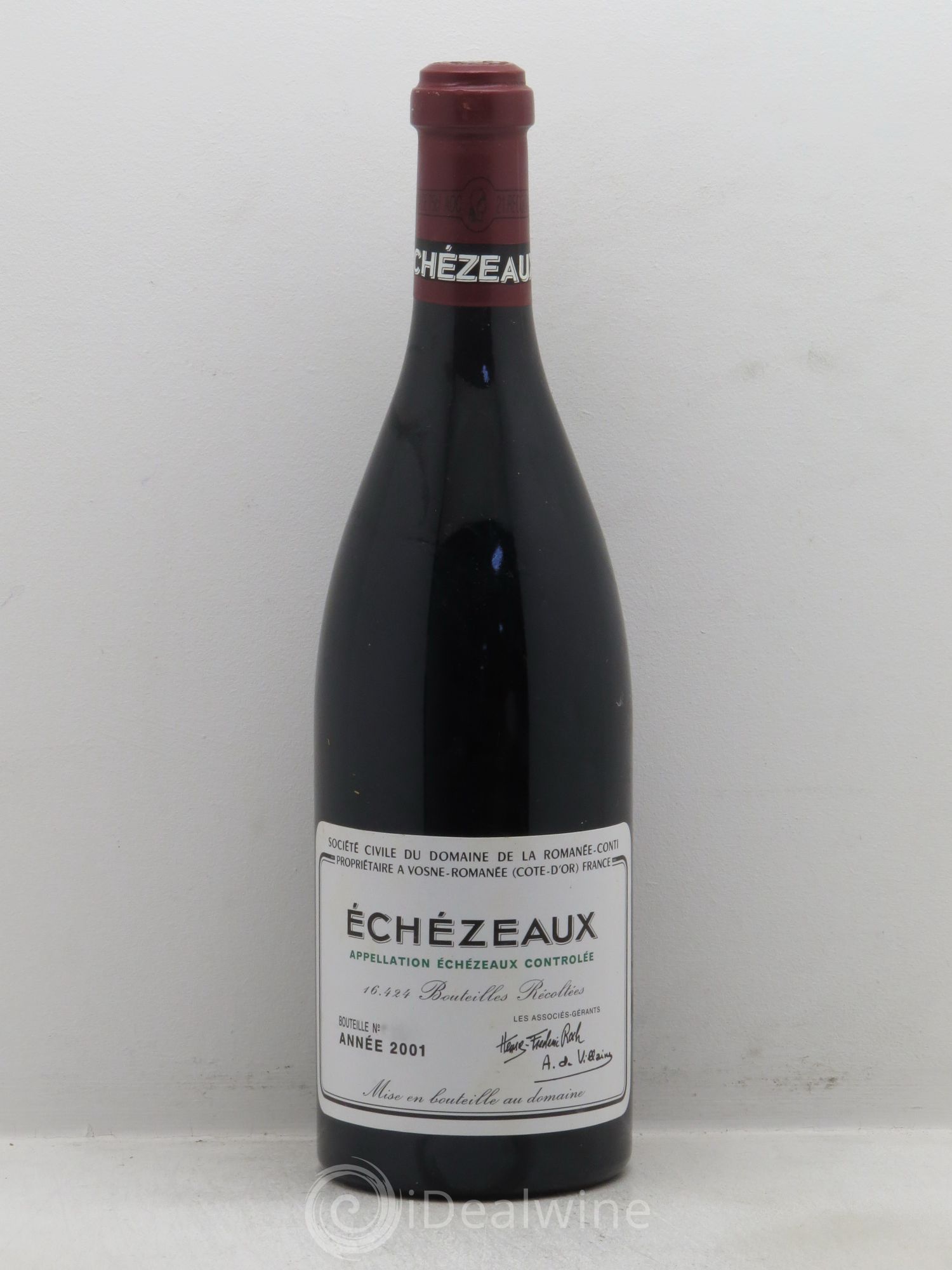 Echezeaux Grand Cru Domaine de la Romanée-Conti 2001 - Lot de 1 bouteille - 0