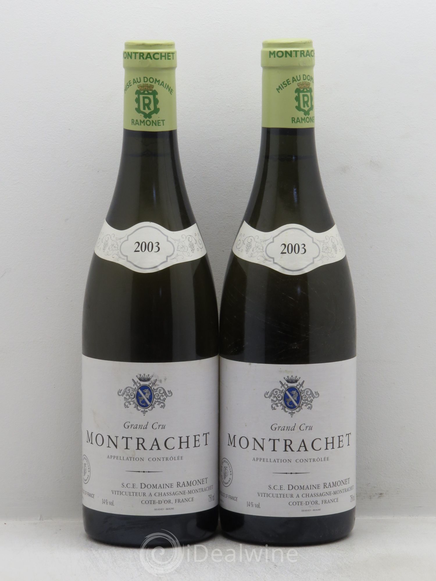 Montrachet Grand Cru Ramonet (Domaine) 2003 - Lot de 2 bouteilles - 0
