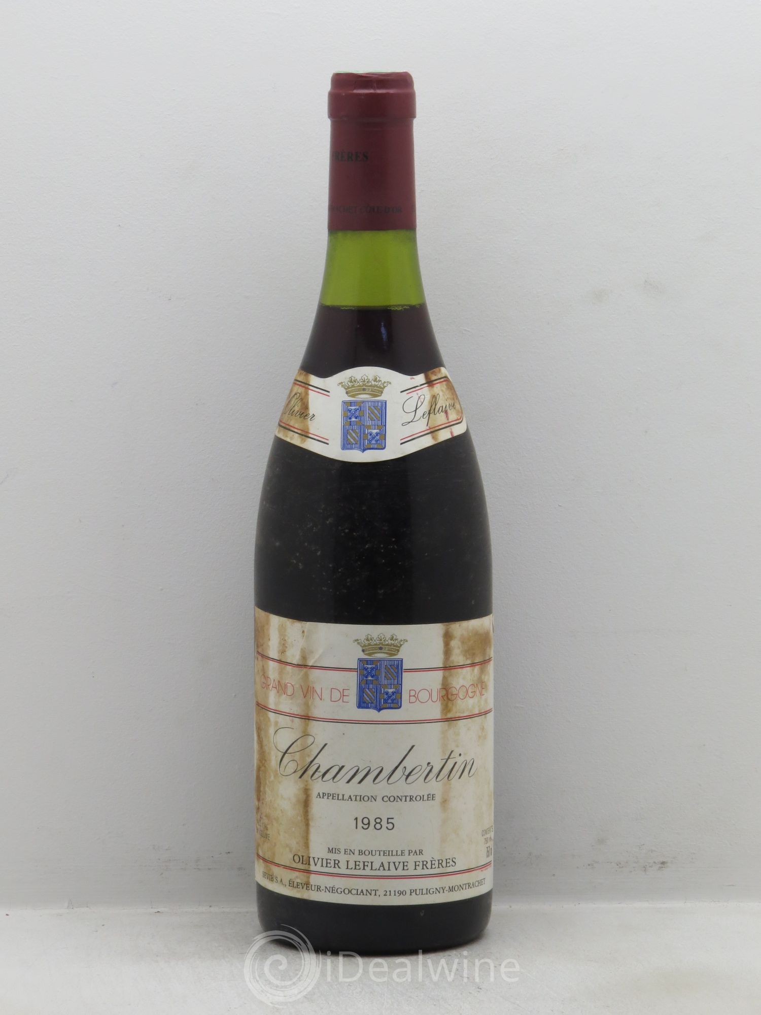Chambertin Grand Cru Olivier Leflaive 1985 - Lot de 1 bouteille - 0