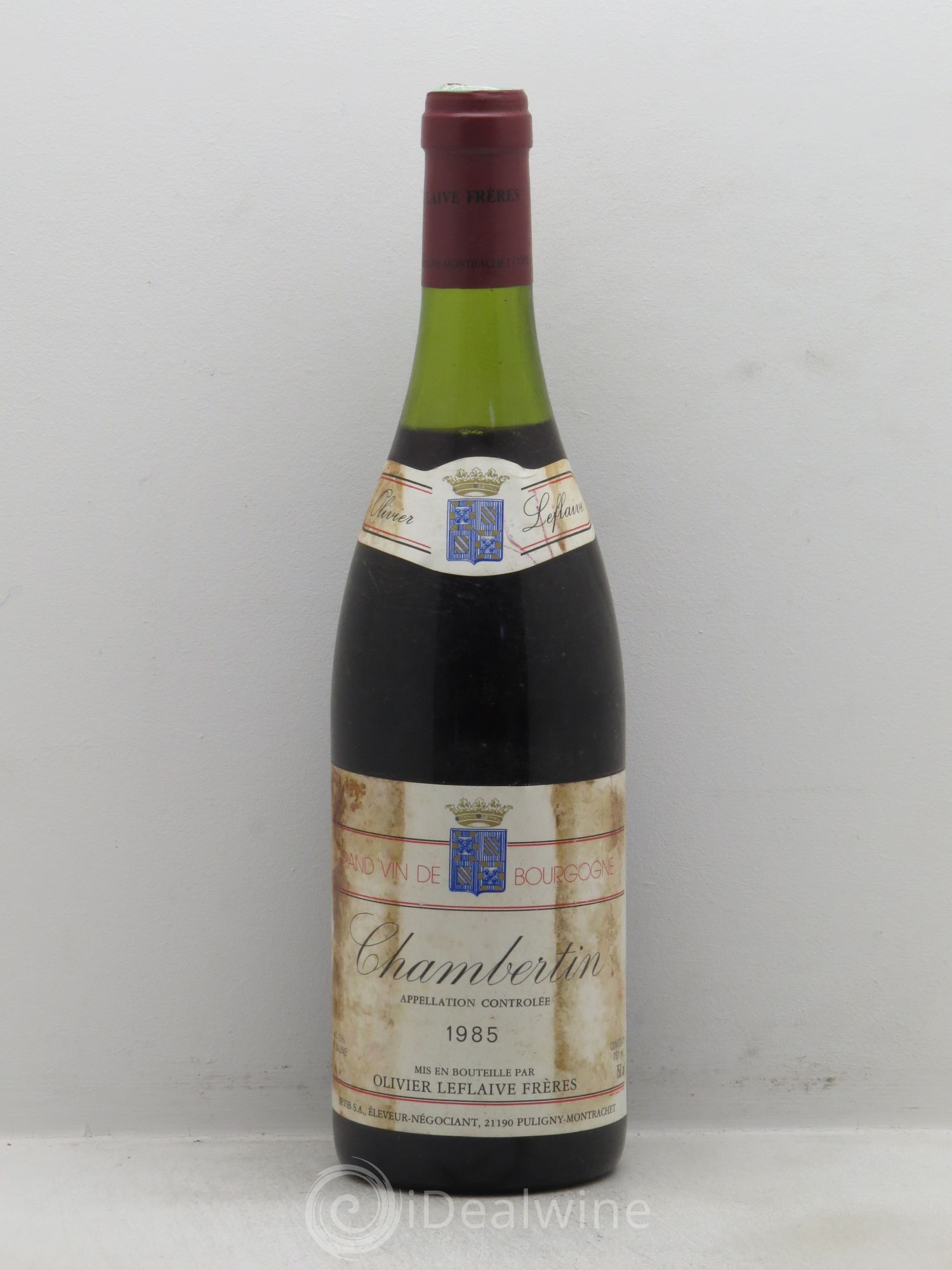 Chambertin Grand Cru Olivier Leflaive 1985 - Lot de 1 bouteille - 0