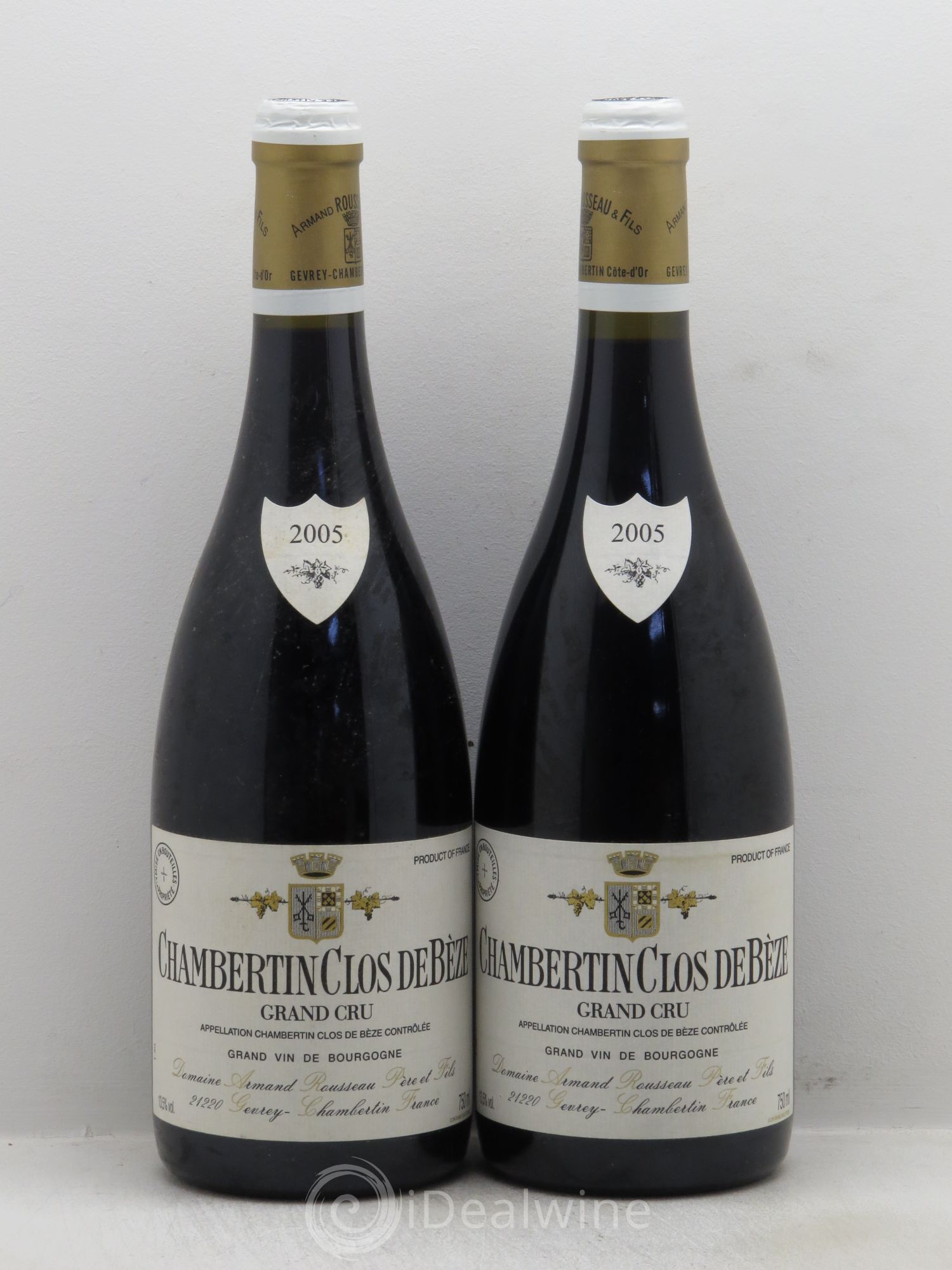 Chambertin Clos de Bèze Grand Cru Armand Rousseau (Domaine) 2005 - Lot de 2 bouteilles - 0
