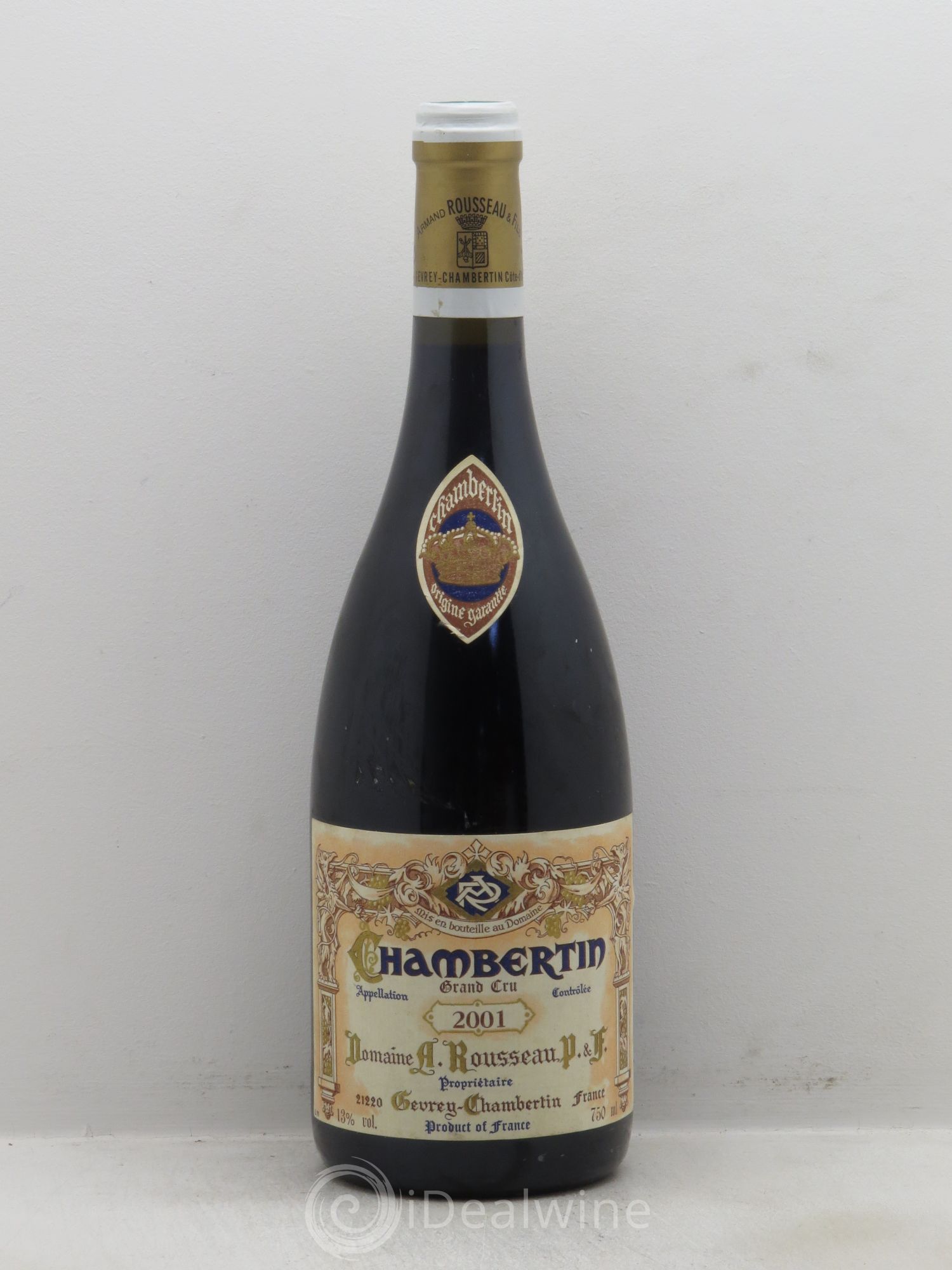 Chambertin Grand Cru Armand Rousseau (Domaine) 2001 - Lot de 1 bouteille - 0
