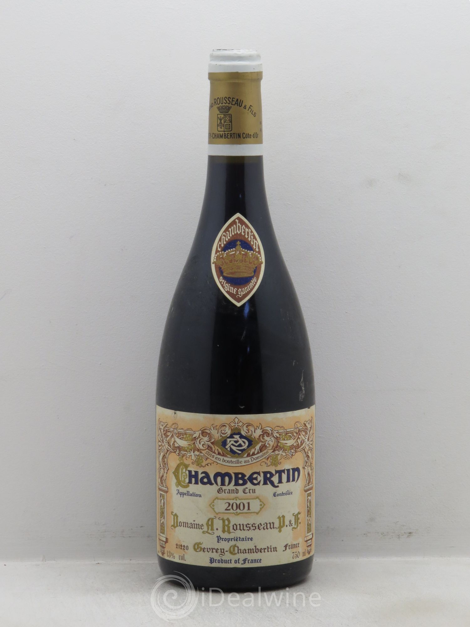 Chambertin Grand Cru Armand Rousseau (Domaine) 2001 - Lot de 1 bouteille - 0