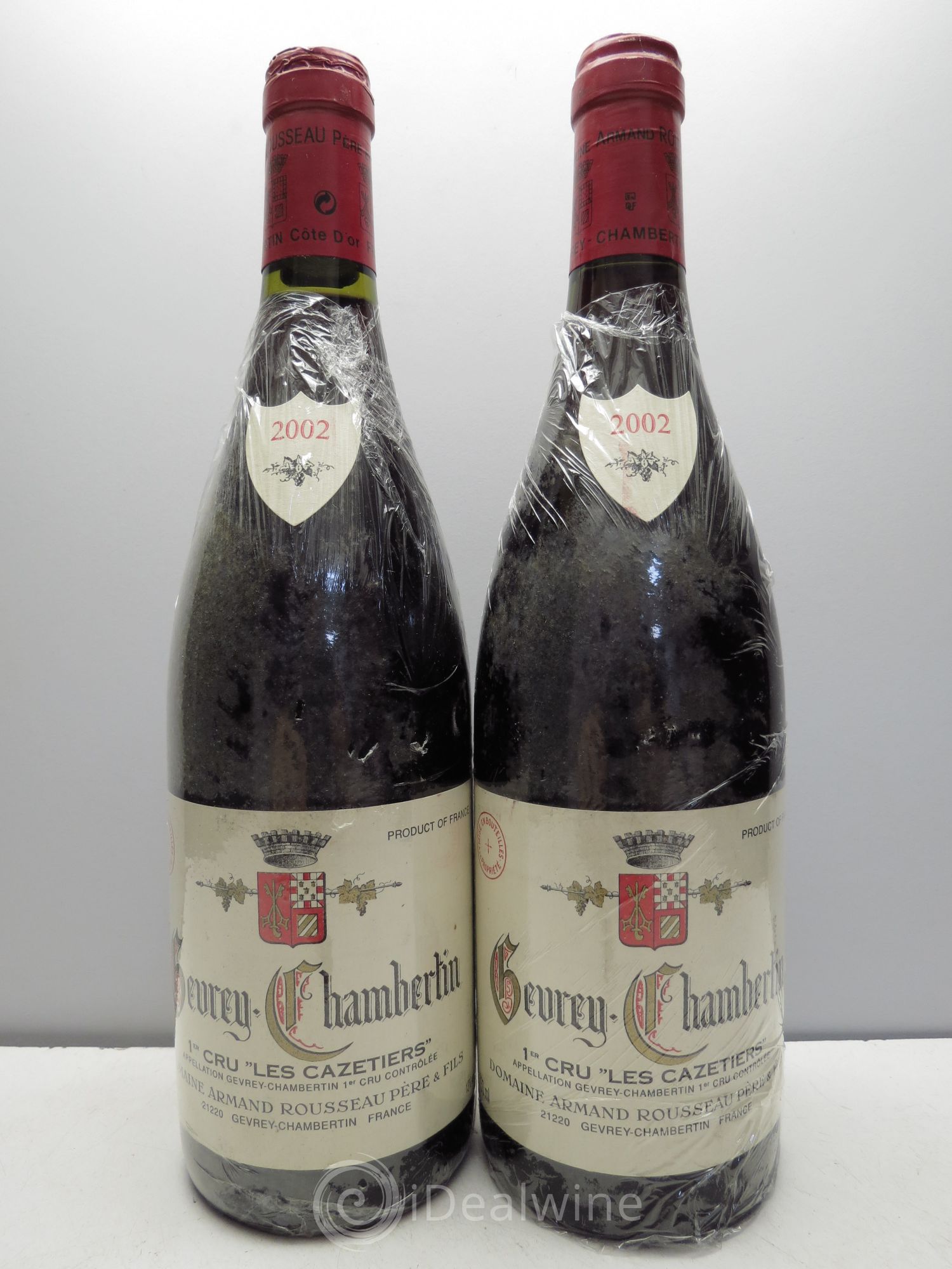 Gevrey-Chambertin 1er Cru Les Cazetiers Armand Rousseau (Domaine) 2002 - Lot de 2 bouteilles - 0