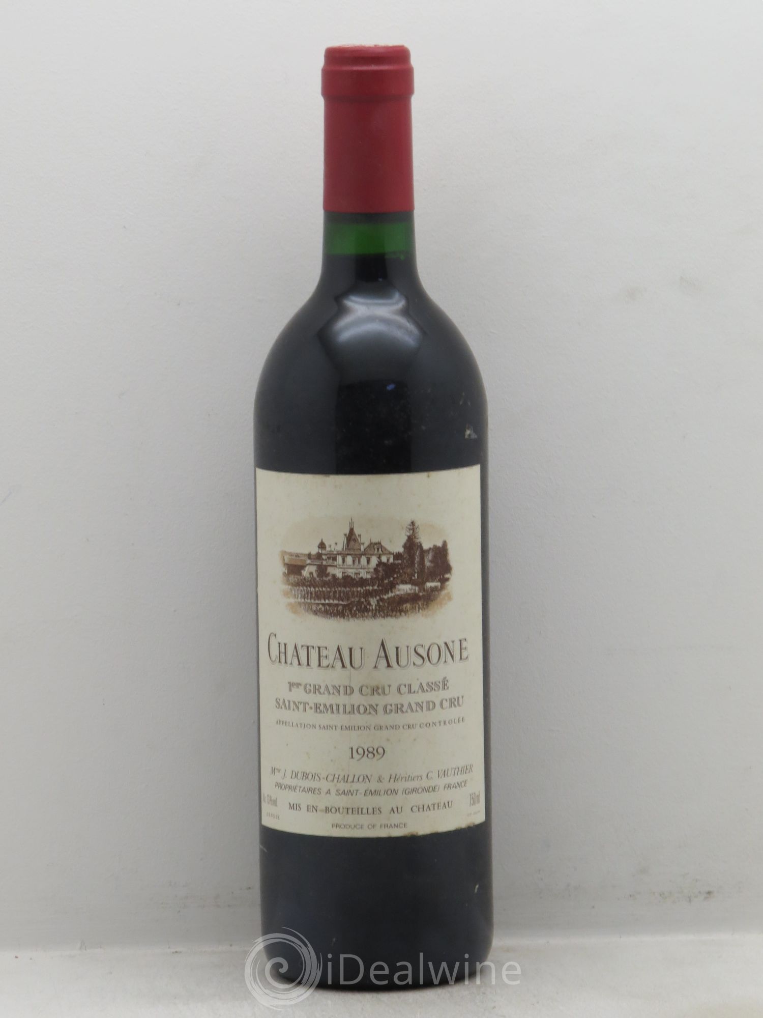 Château Ausone 1er Grand Cru Classé A 1989 - Lot de 1 bouteille - 0