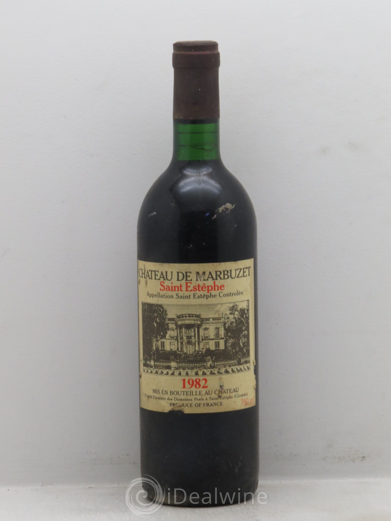 Château de Marbuzet Cru Bourgeois 1982 - Lot de 1 bouteille - 0