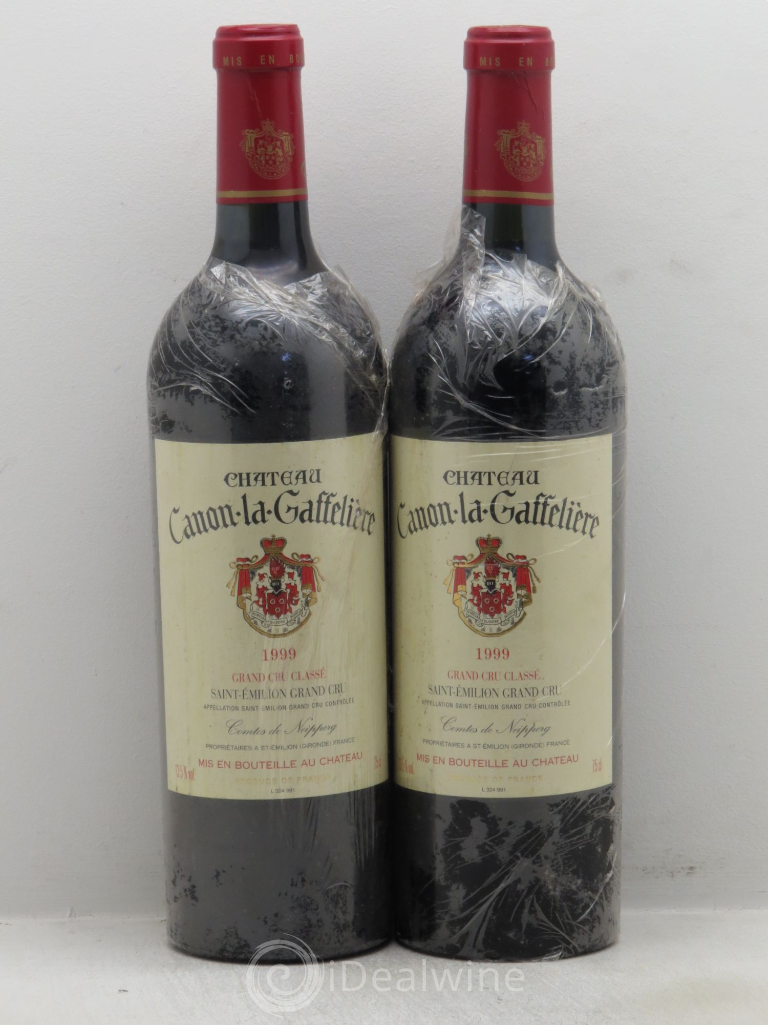 Château Canon la Gaffelière 1er Grand Cru Classé B 1999 - Lot de 2 bouteilles - 0