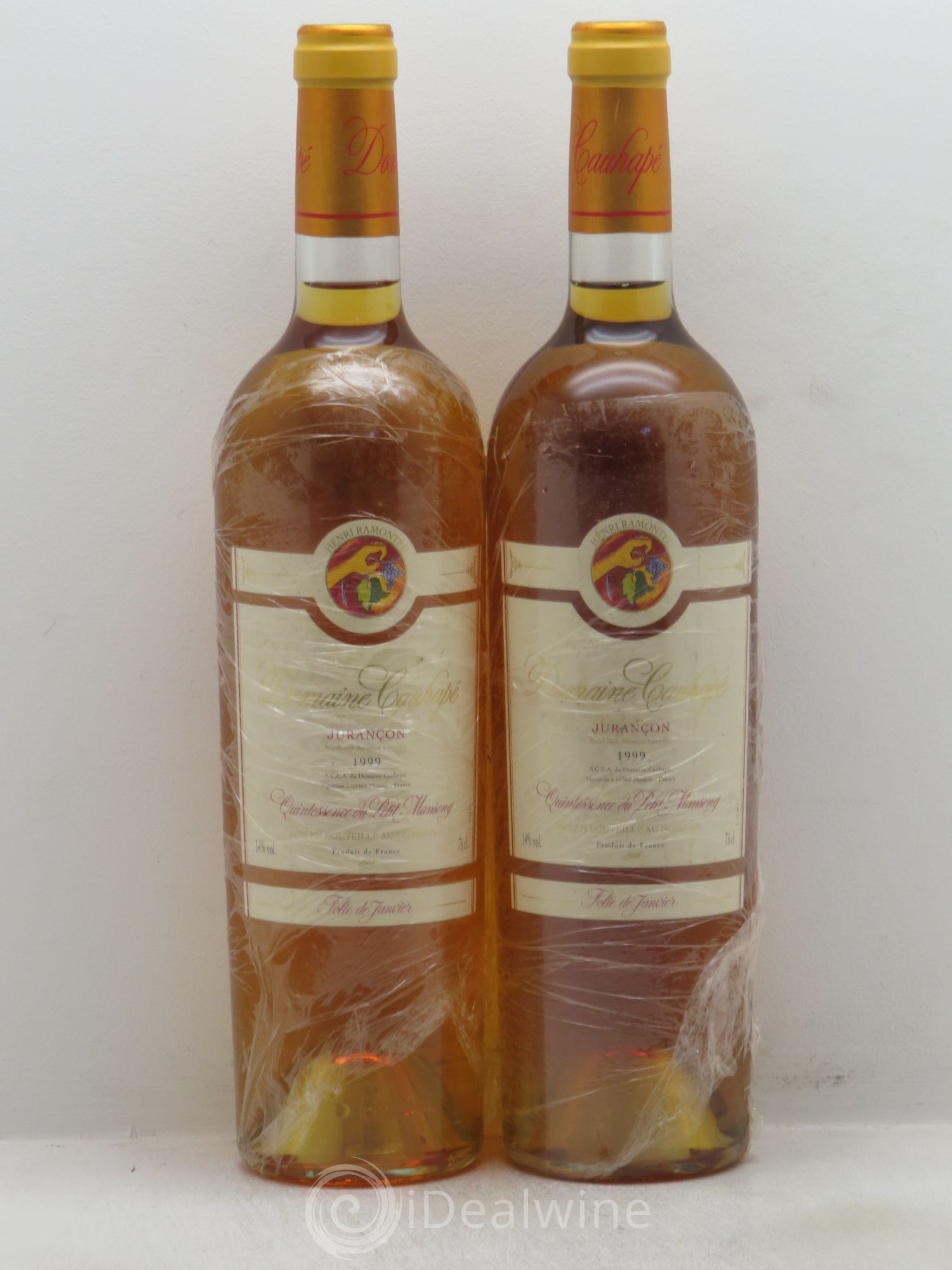 Jurançon Folie de janvier Cauhapé 1999 - Lot de 2 bouteilles - 0