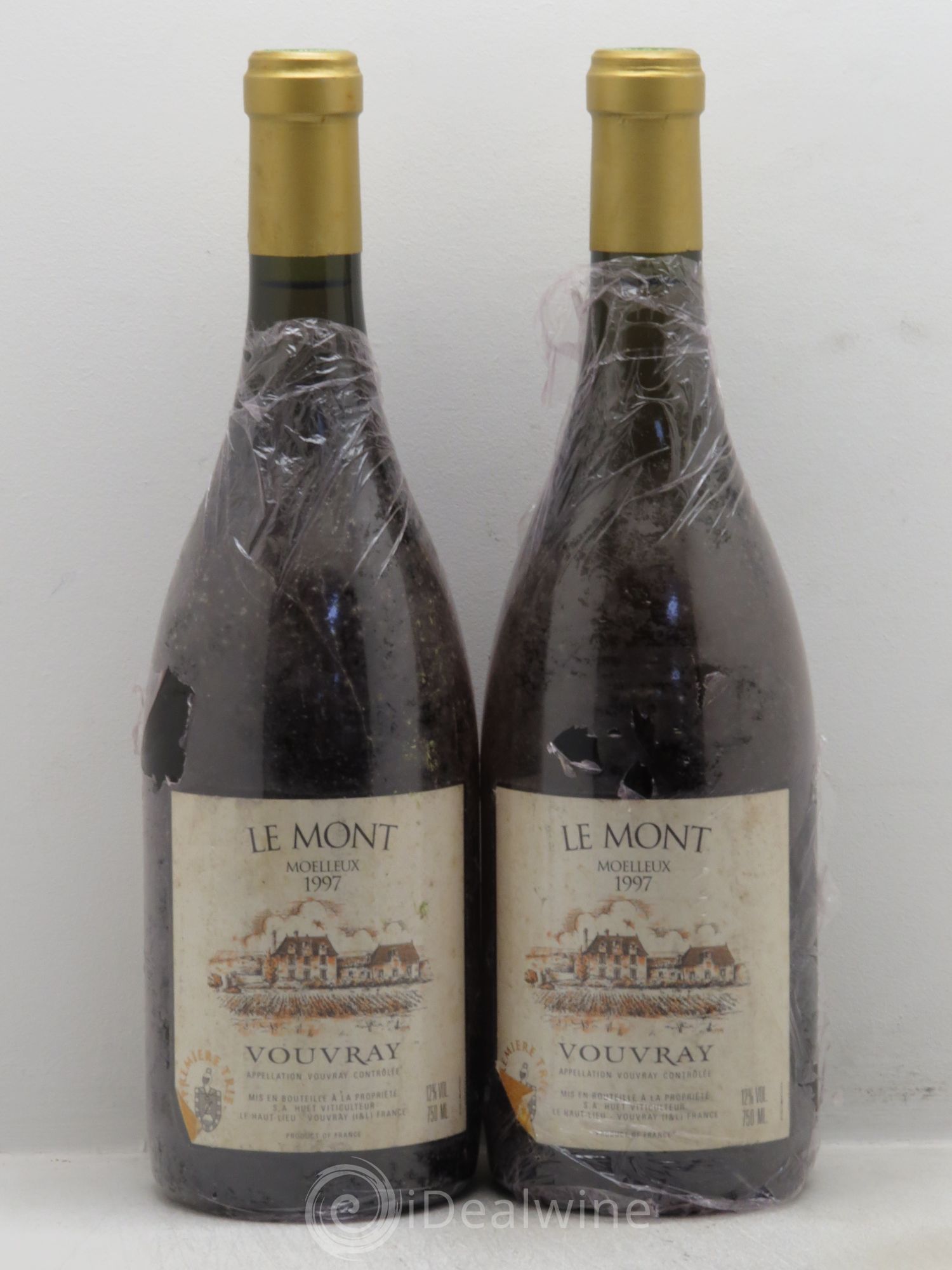 Vouvray Le Mont Moelleux Domaine Huet 1997 - Lotto di 2 bottiglie - 0