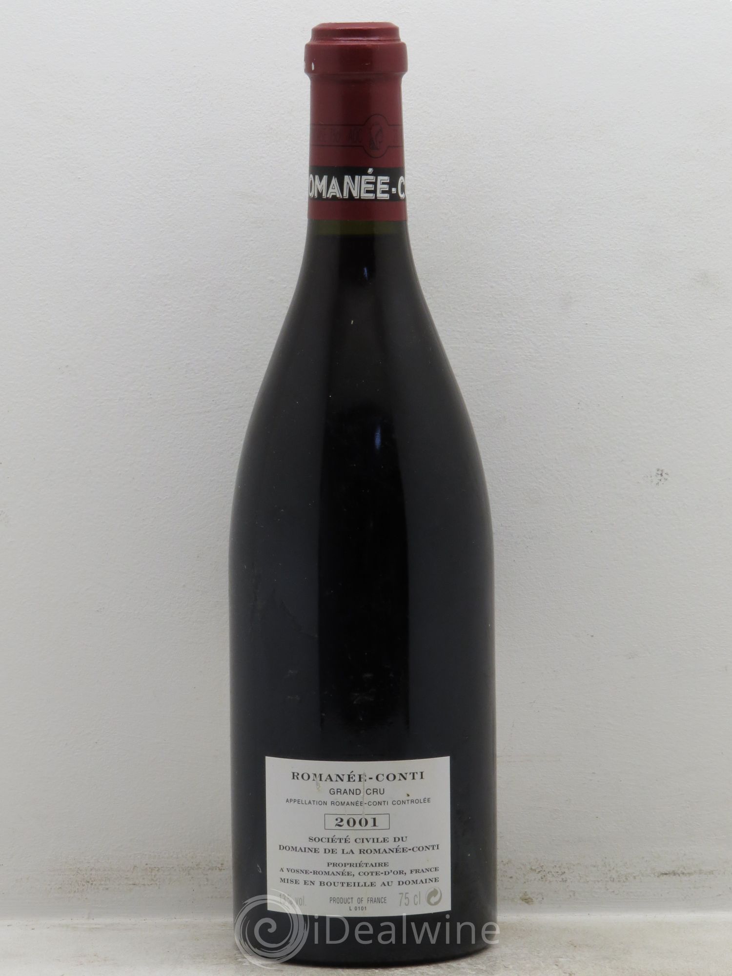 Romanée-Conti Grand Cru Domaine de la Romanée-Conti 2001 - Lot de 1 bouteille - 1