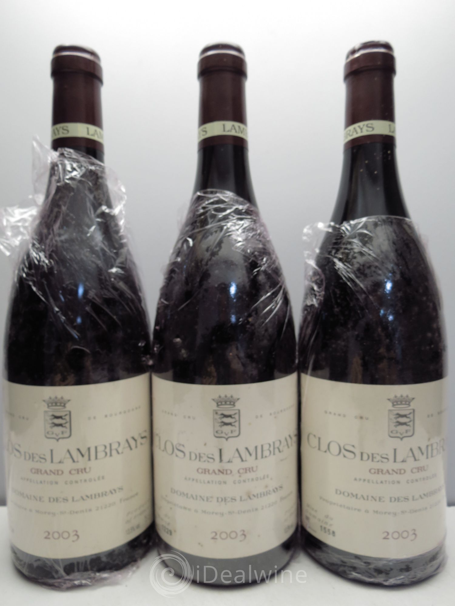 Clos des Lambrays Grand Cru Domaine des Lambrays 2003 - Lot de 3 bouteilles - 0
