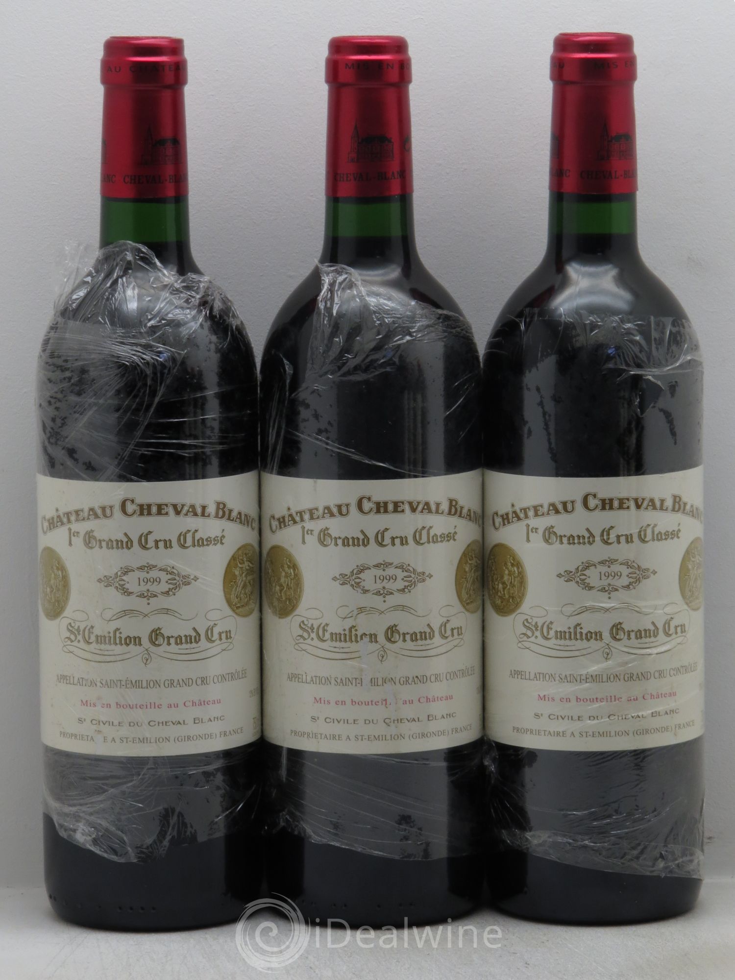 Château Cheval Blanc 1er Grand Cru Classé A 1999 - Lot de 6 bouteilles - 1