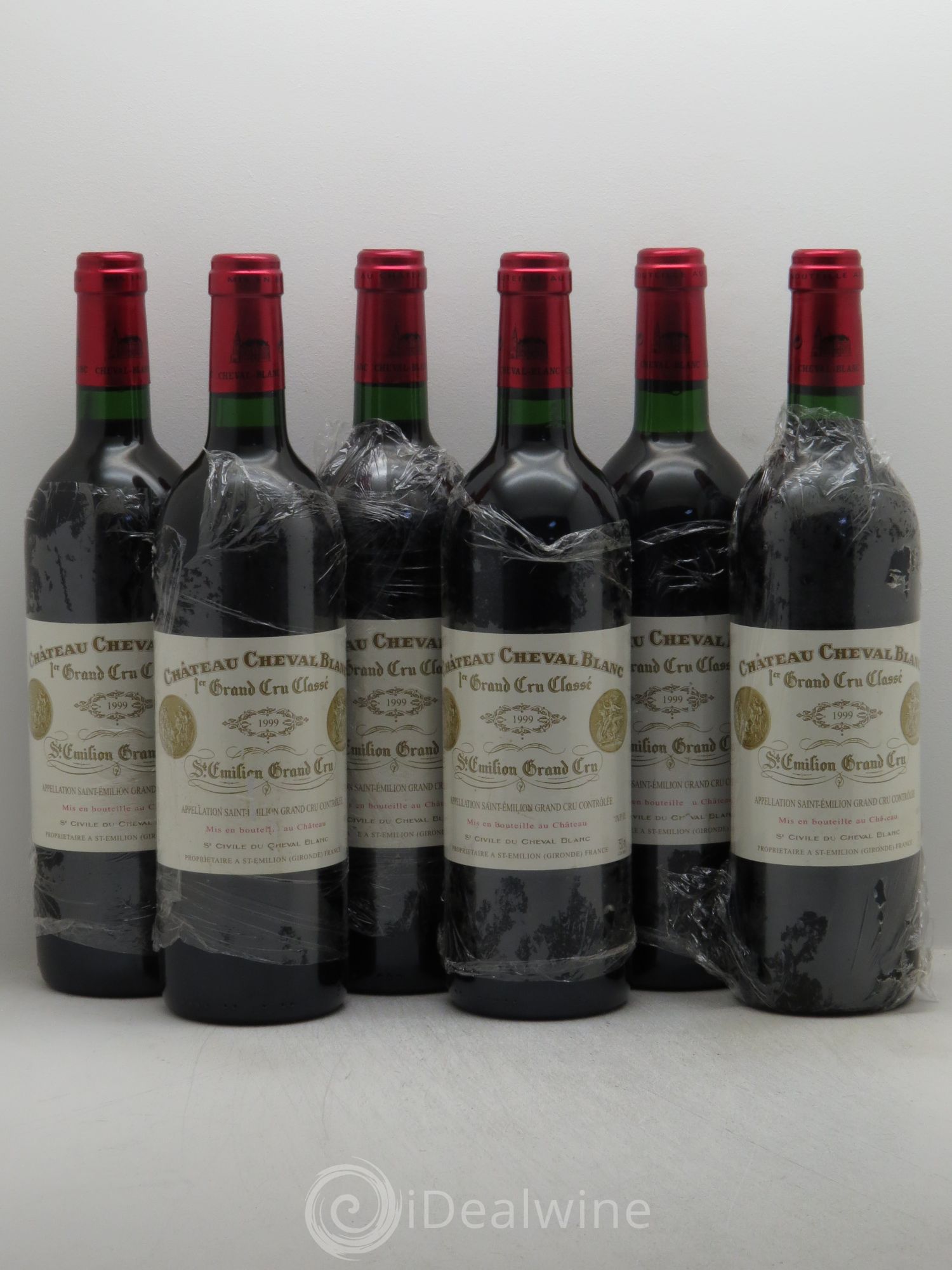 Château Cheval Blanc 1er Grand Cru Classé A 1999 - Lot de 6 bouteilles - 0