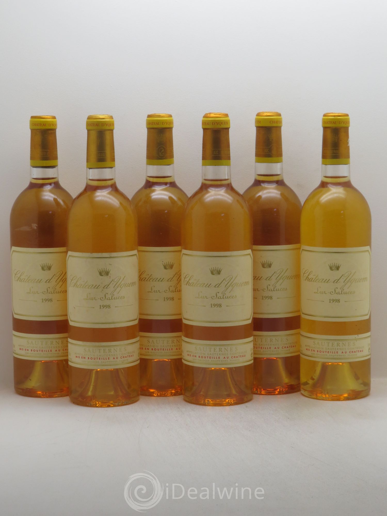 Château d' Yquem 1er Cru Classé Supérieur 1998 - Lotto di 6 bottiglie - 0