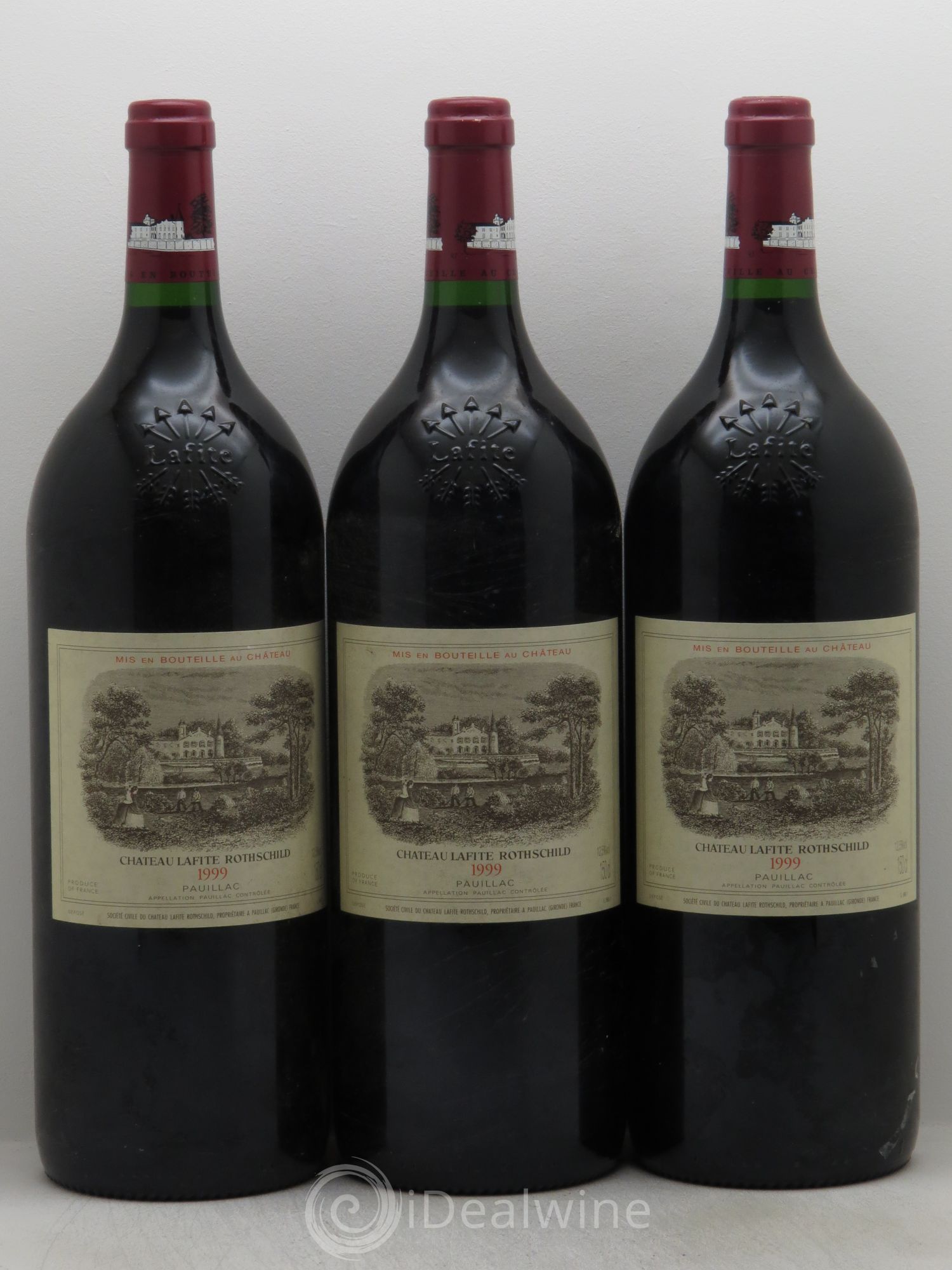 Château Lafite Rothschild 1er Grand Cru Classé 1999 - Lot de 3 magnums - 0