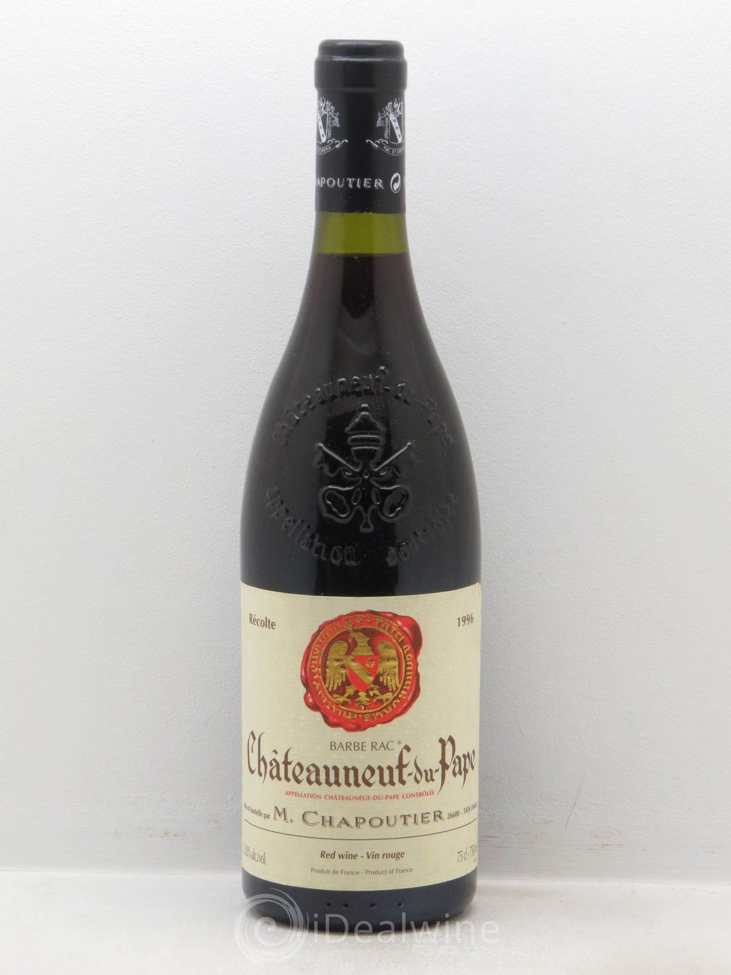 Châteauneuf-du-Pape Barbe Rac Chapoutier 1996 - Lot de 1 bouteille - 0