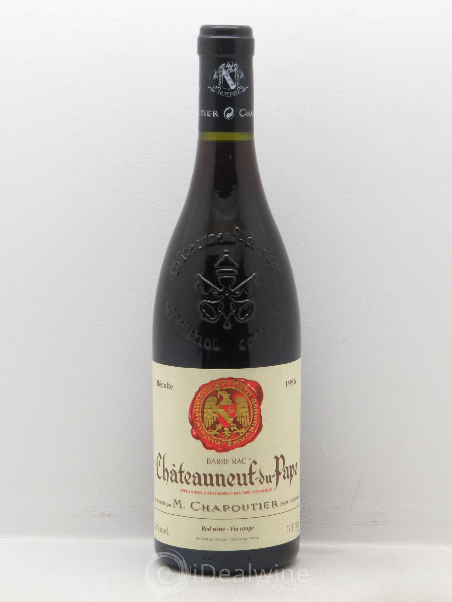 Châteauneuf-du-Pape Barbe Rac Chapoutier 1996 - Lot de 1 bouteille - 0