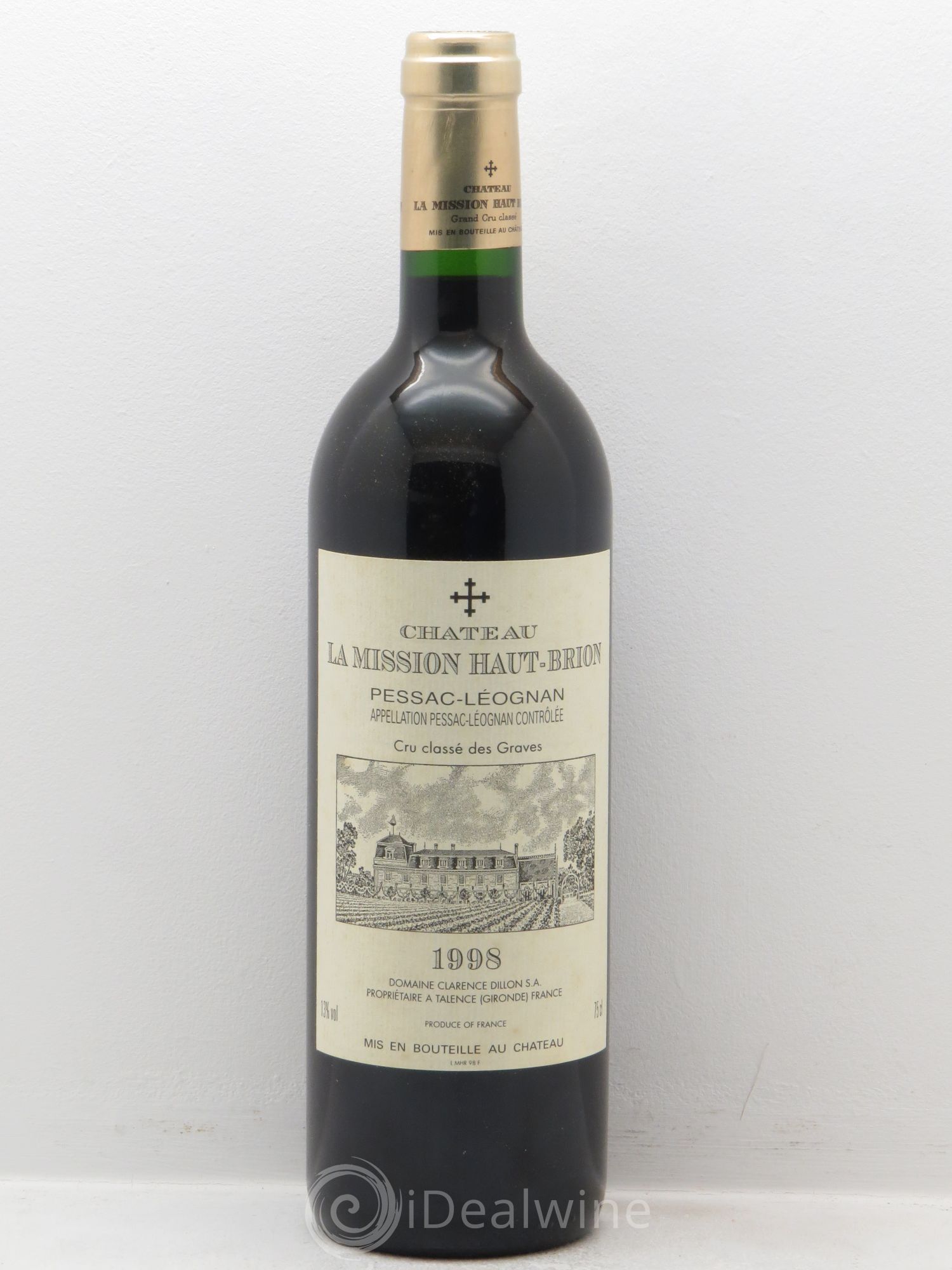 Château la Mission Haut-Brion Cru Classé de Graves 1998 - Lot de 1 bouteille - 0