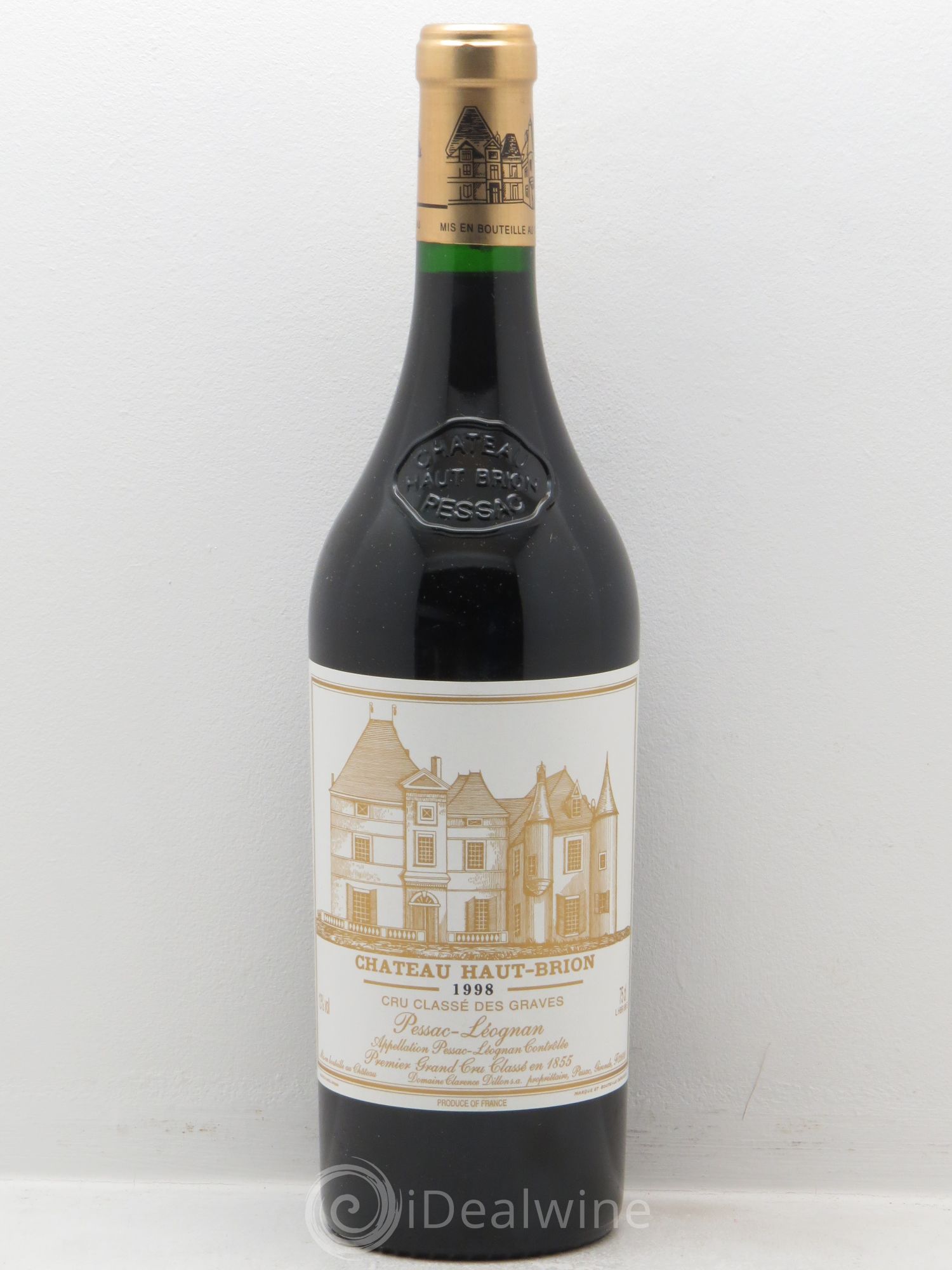 Château Haut Brion 1er Grand Cru Classé 1998 - Lot de 1 bouteille - 0
