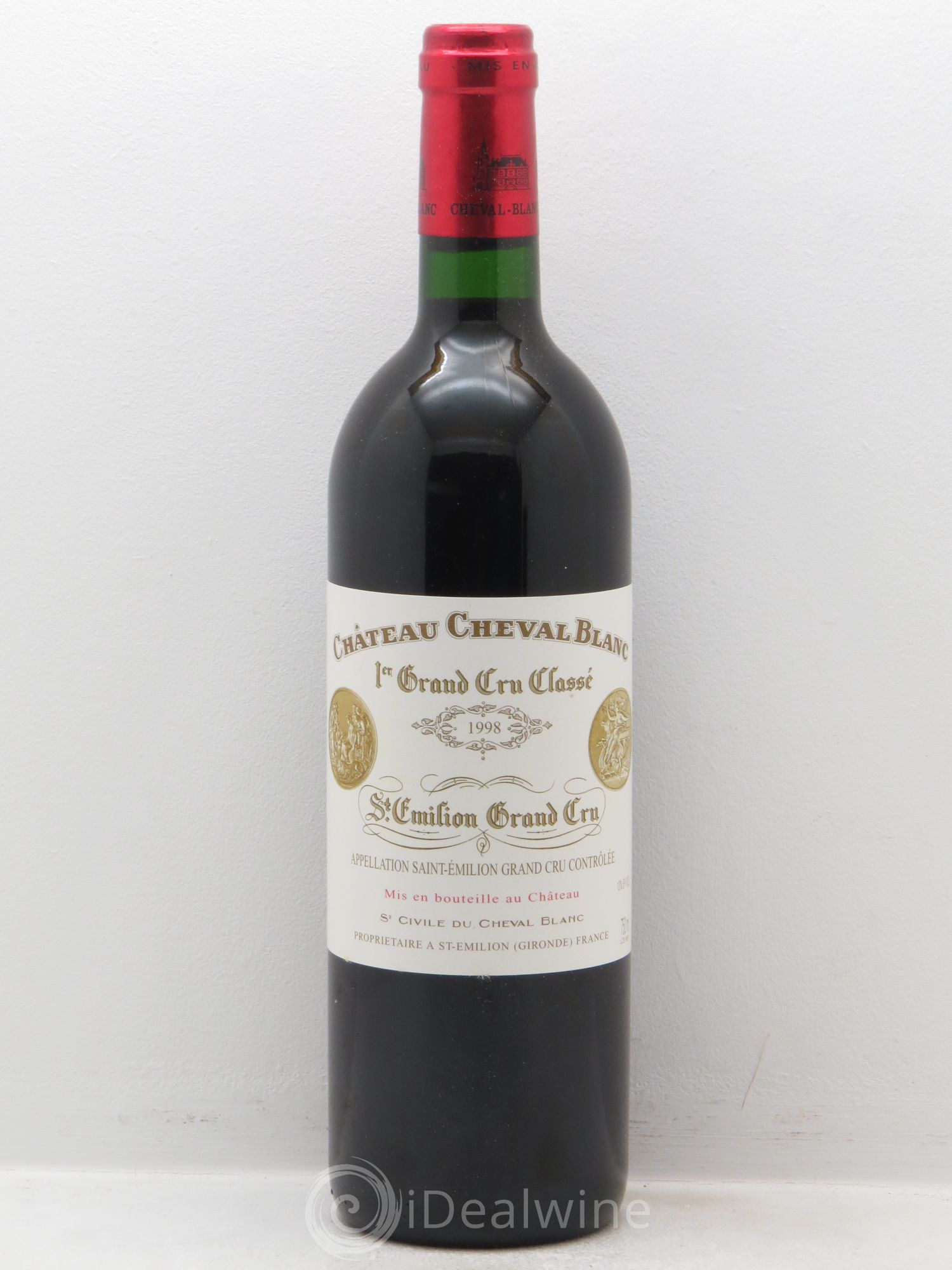 Château Cheval Blanc 1er Grand Cru Classé A 1998 - Lot de 1 bouteille - 0