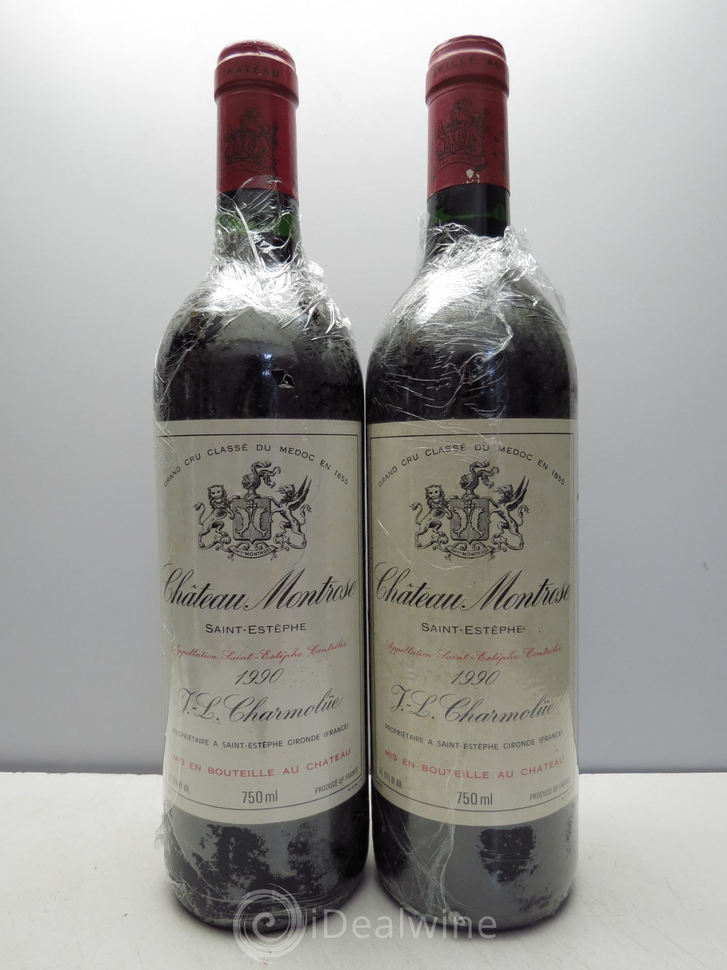 Château Montrose 2ème Grand Cru Classé 1990 - Lot de 6 bouteilles - 1