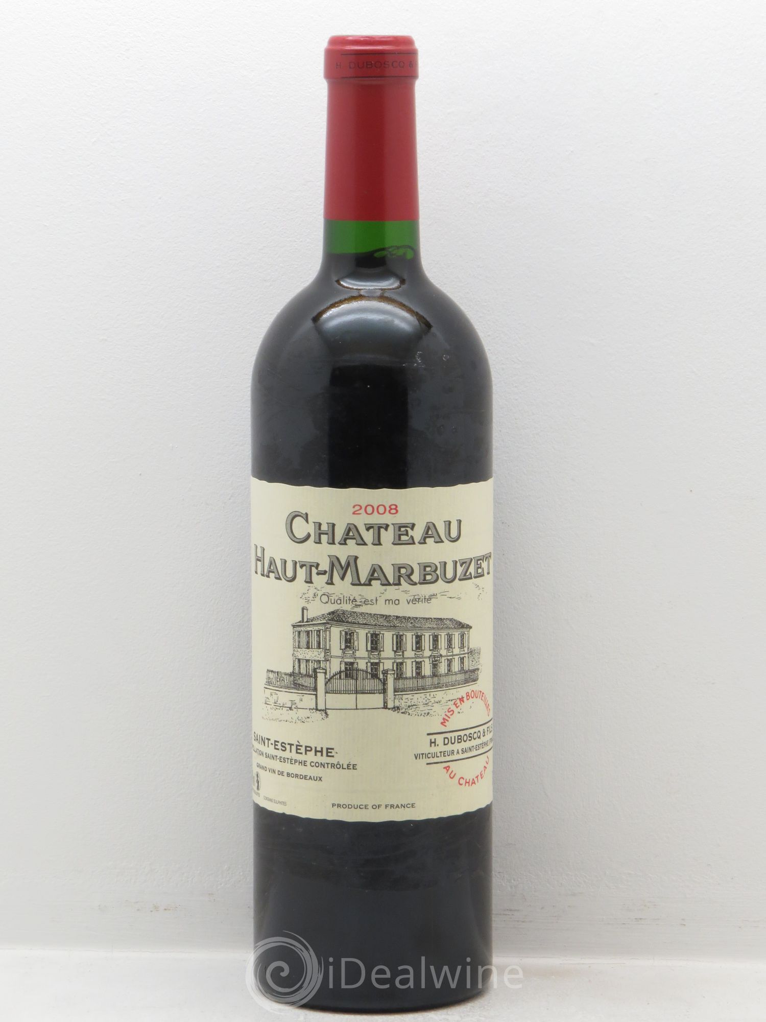 Château Haut Marbuzet 2008 - Lot de 1 bouteille - 0