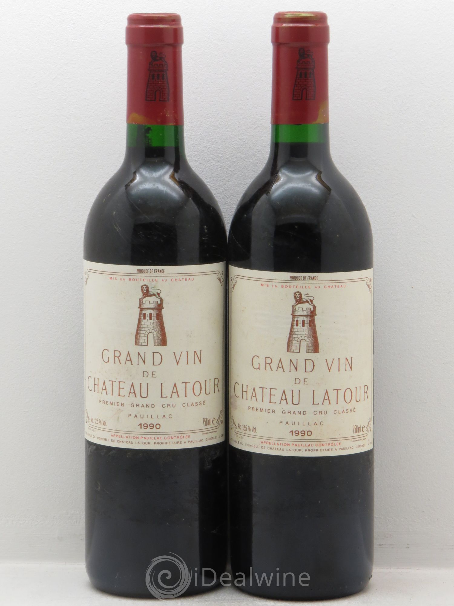 Château Latour 1er Grand Cru Classé 1990 - Lot de 2 bouteilles - 0