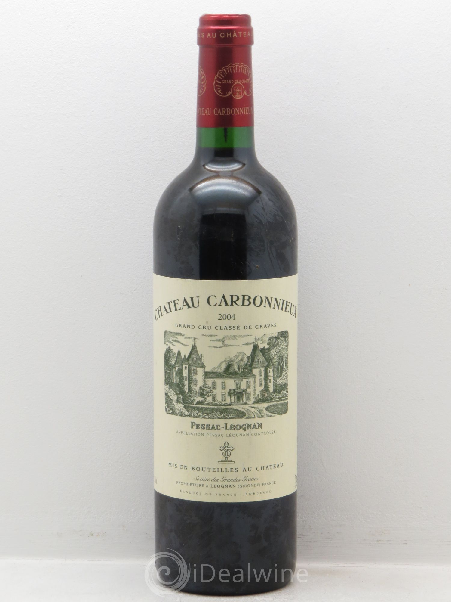 Château Carbonnieux Cru Classé de Graves 2004 - Lot de 1 bouteille - 0