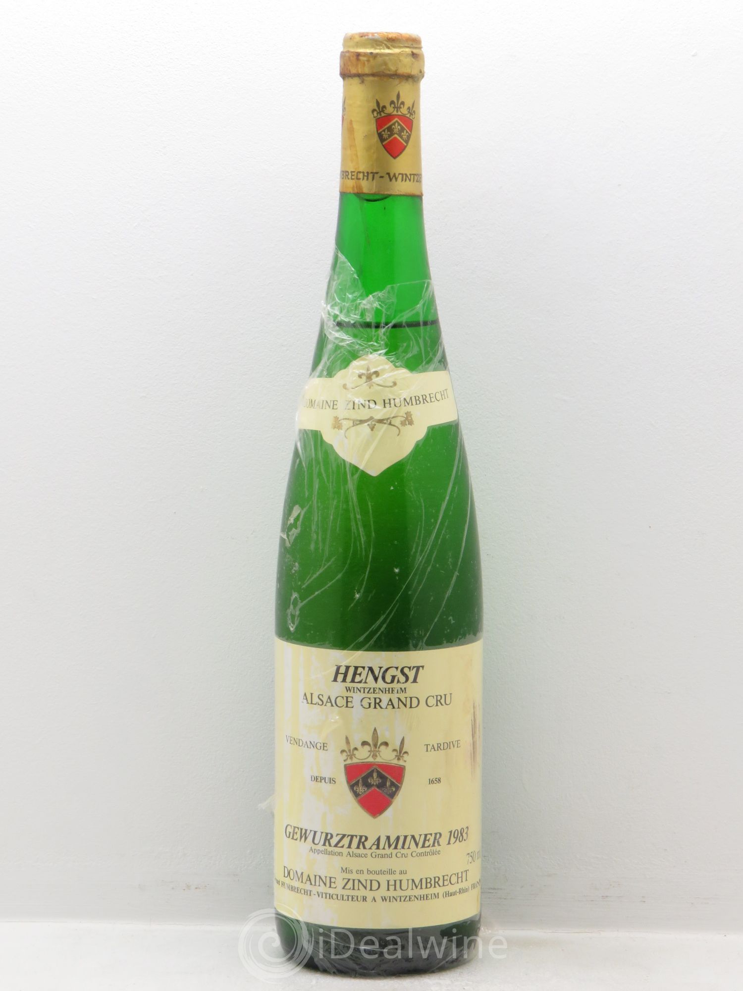 Alsace Gewurztraminer Vendanges Tardives Zind-Humbrecht (Domaine) Hengst 1983 - Lot de 1 bouteille - 0