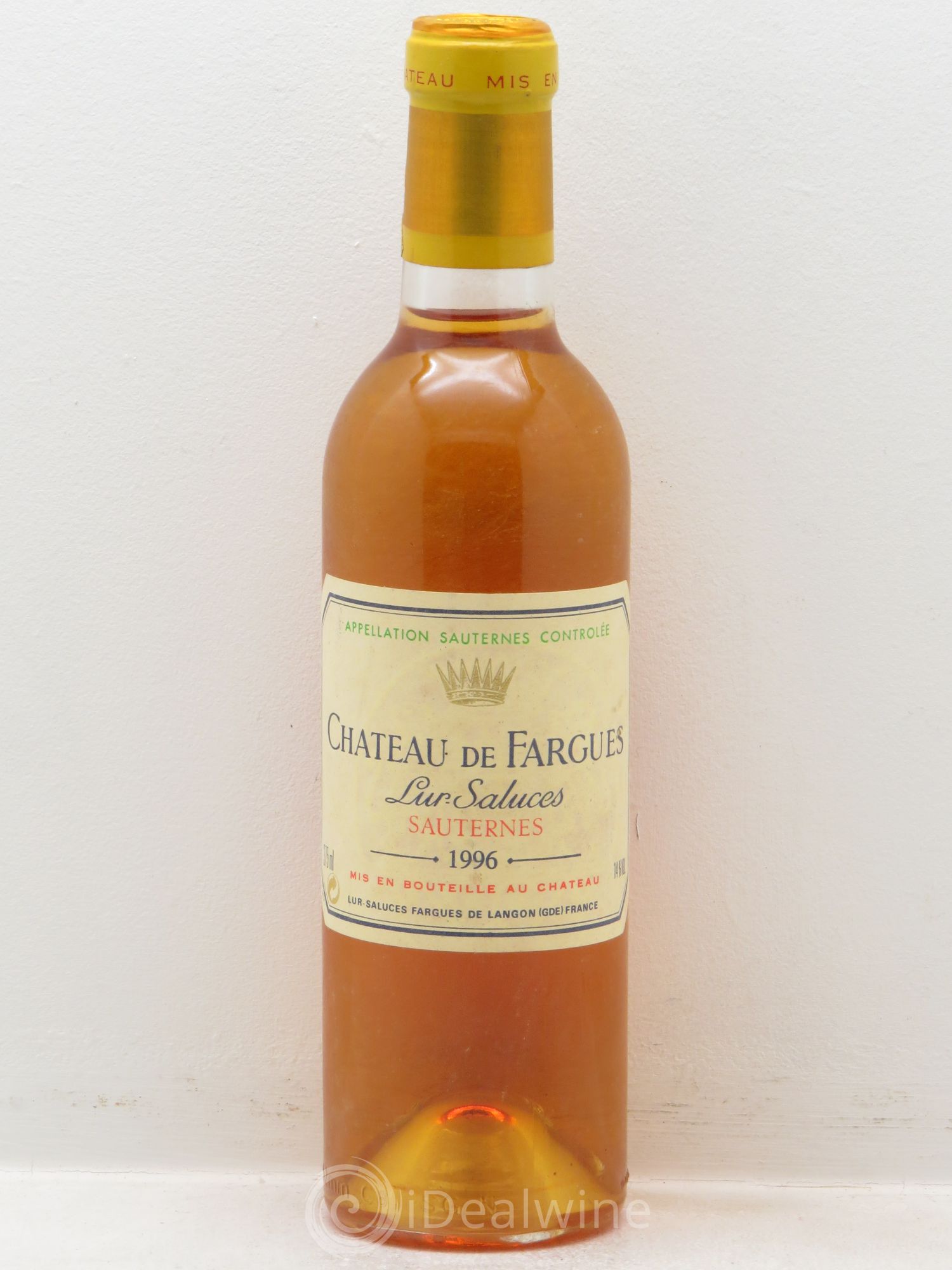 Château de Fargues 1996 - Posten von 1 Demi-Flasche - 0