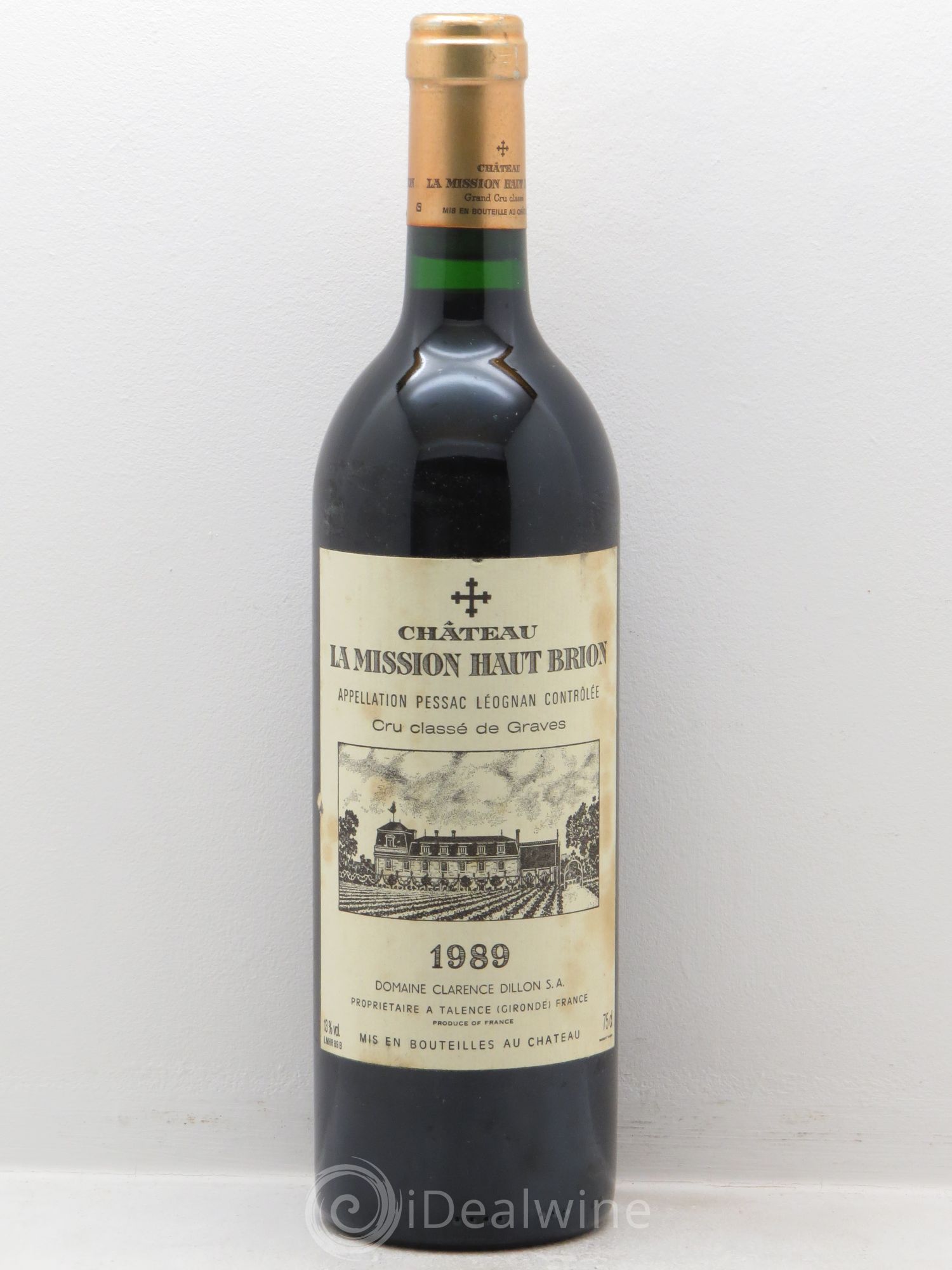 Château la Mission Haut-Brion Cru Classé de Graves 1989 - Lot de 1 bouteille - 0
