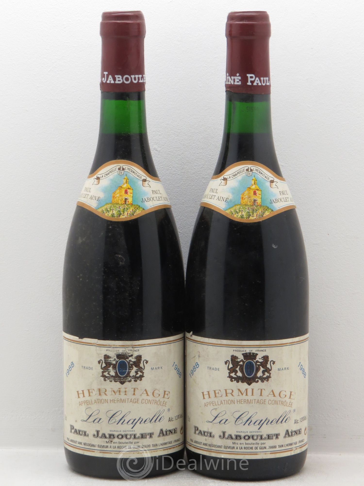 Hermitage La Chapelle Paul Jaboulet Ainé 1988 - Lot de 2 bouteilles - 0